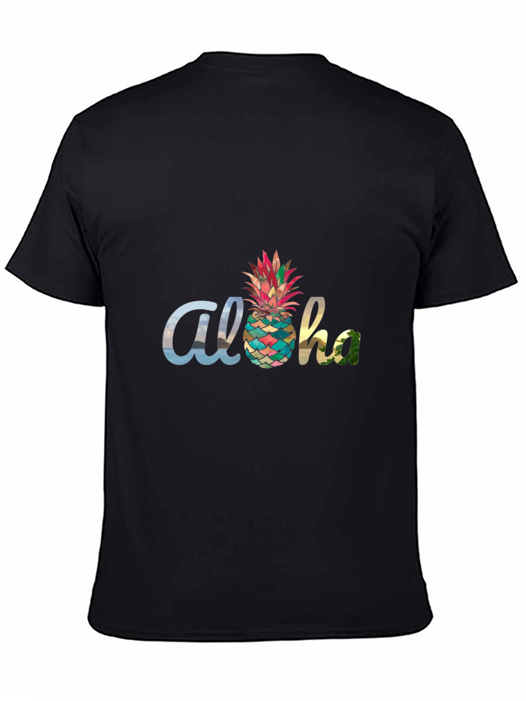 Aloha Pineapple Graphic T-Shirt - Tropical Vibes