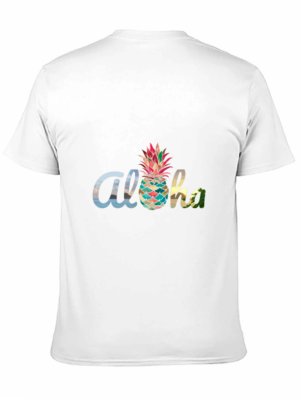 Aloha Pineapple Graphic T-Shirt - Tropical Vibes