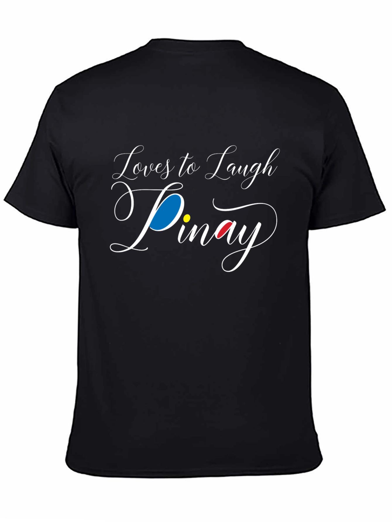 Loves to Laugh Pinay Black T-Shirt