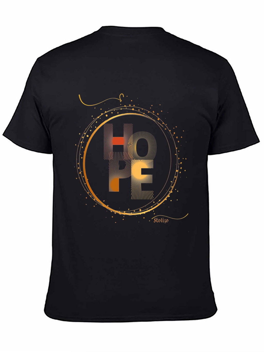 HOPE Graphic Print Black T-Shirt