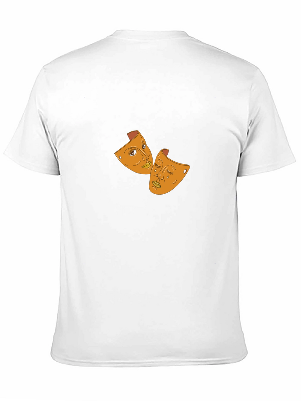 Drama Masks Graphic Black T-Shirt
