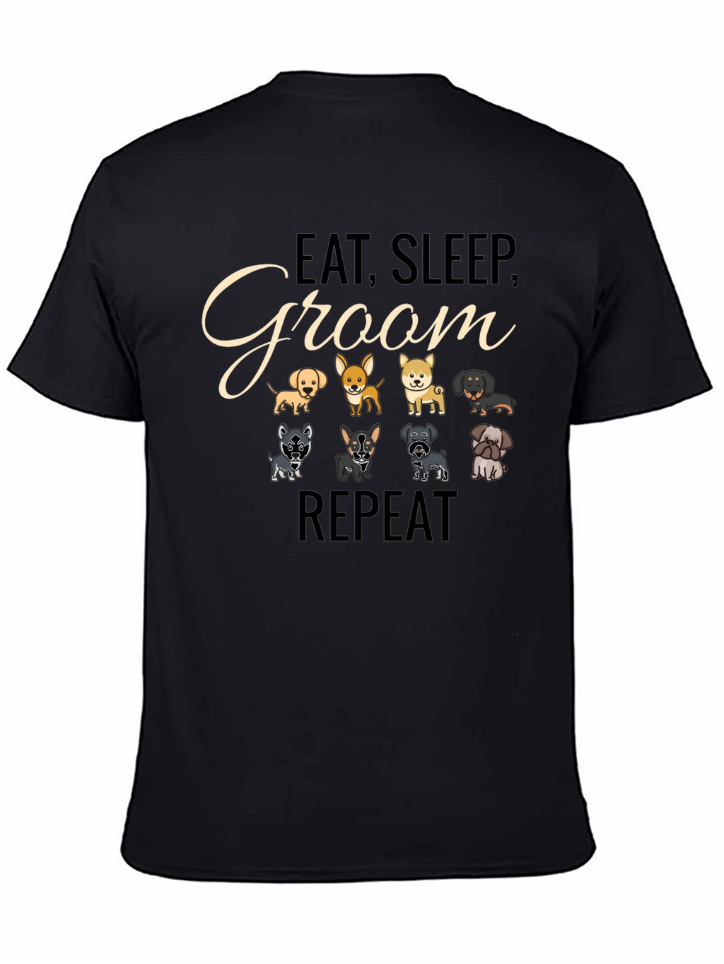 Eat Sleep Groom Repeat T-Shirt