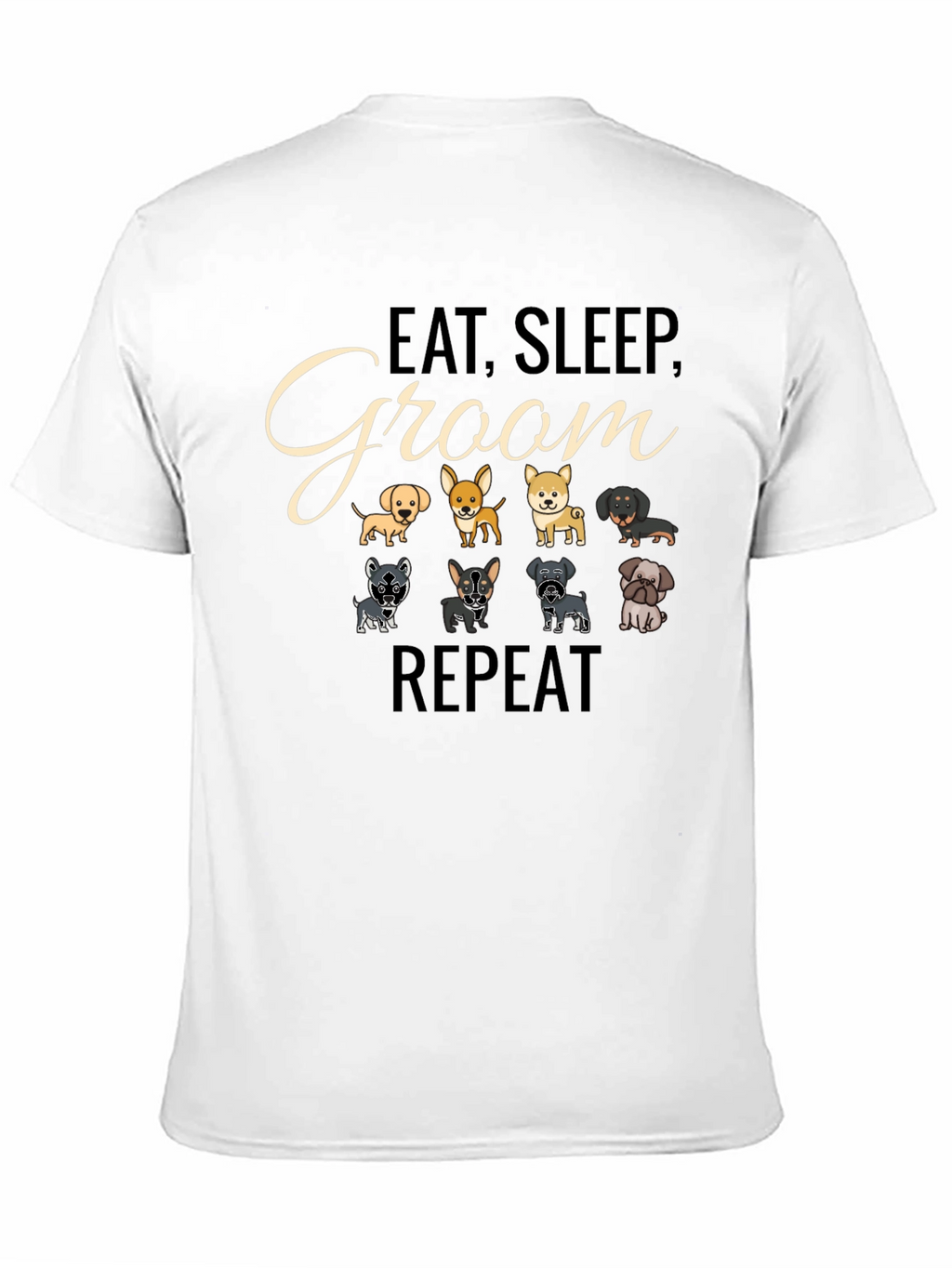Eat Sleep Groom Repeat T-Shirt