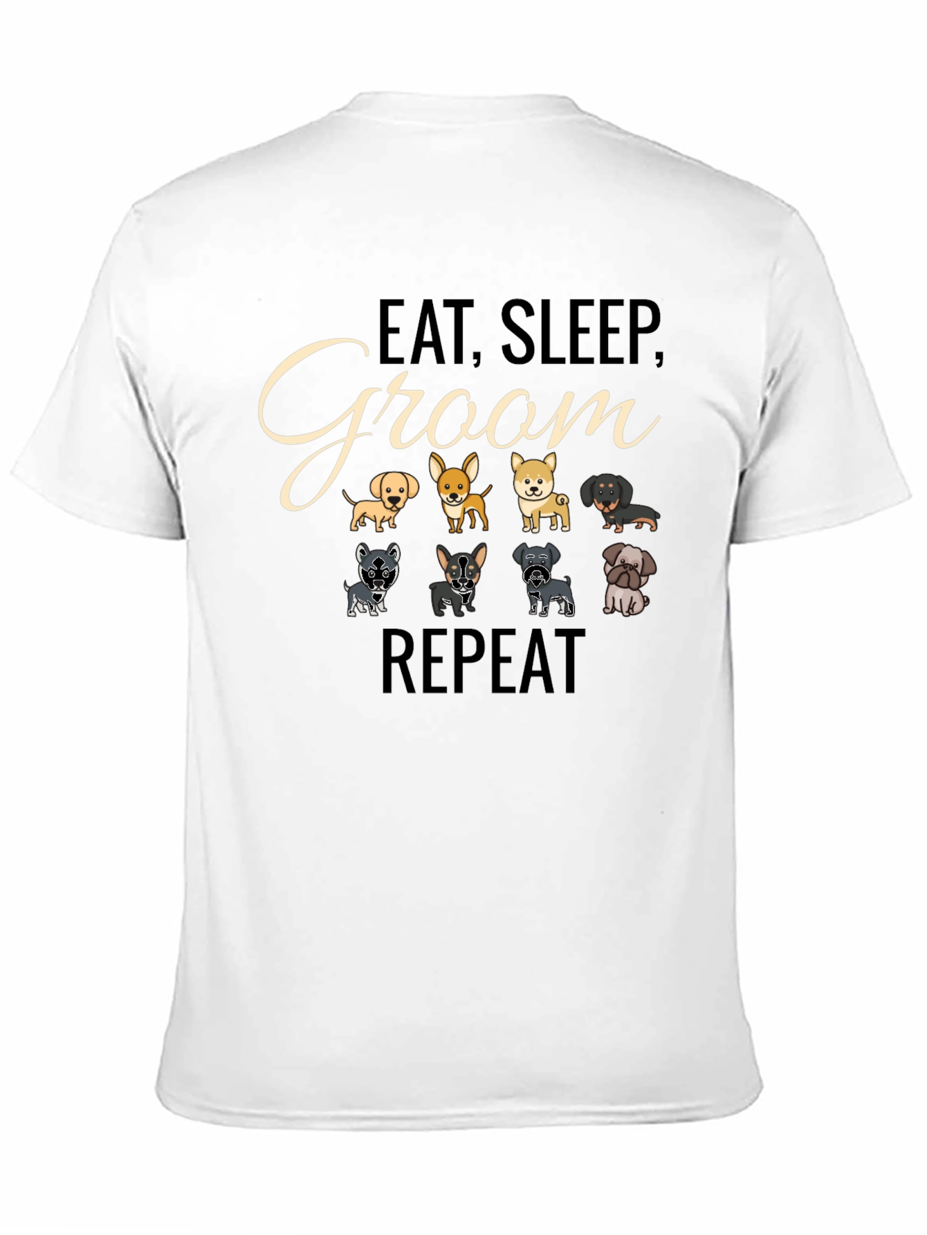 Eat Sleep Groom Repeat T-Shirt