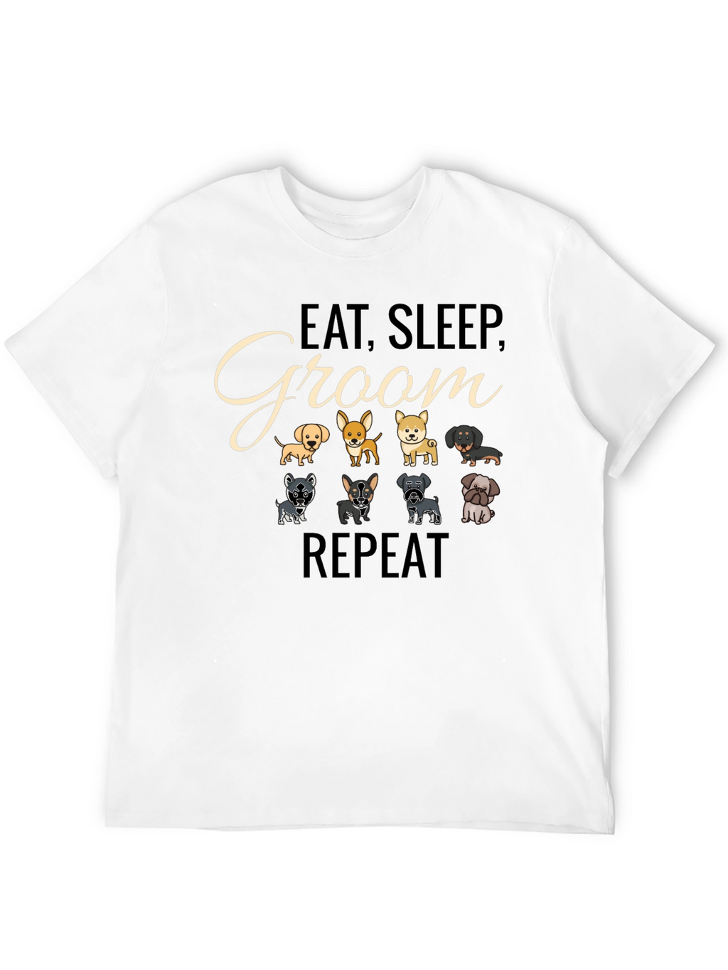 Eat Sleep Groom Repeat T-Shirt