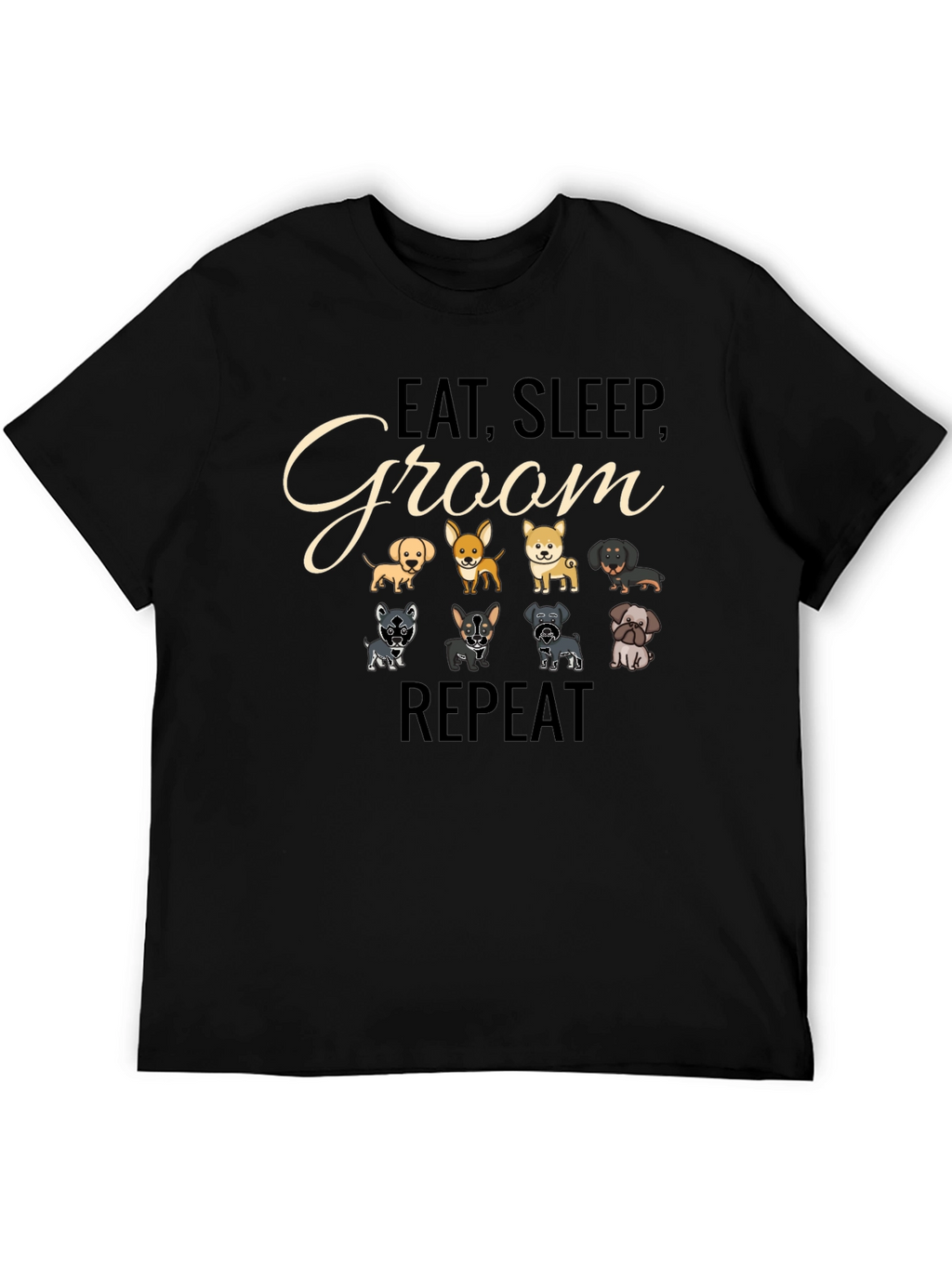Eat Sleep Groom Repeat T-Shirt