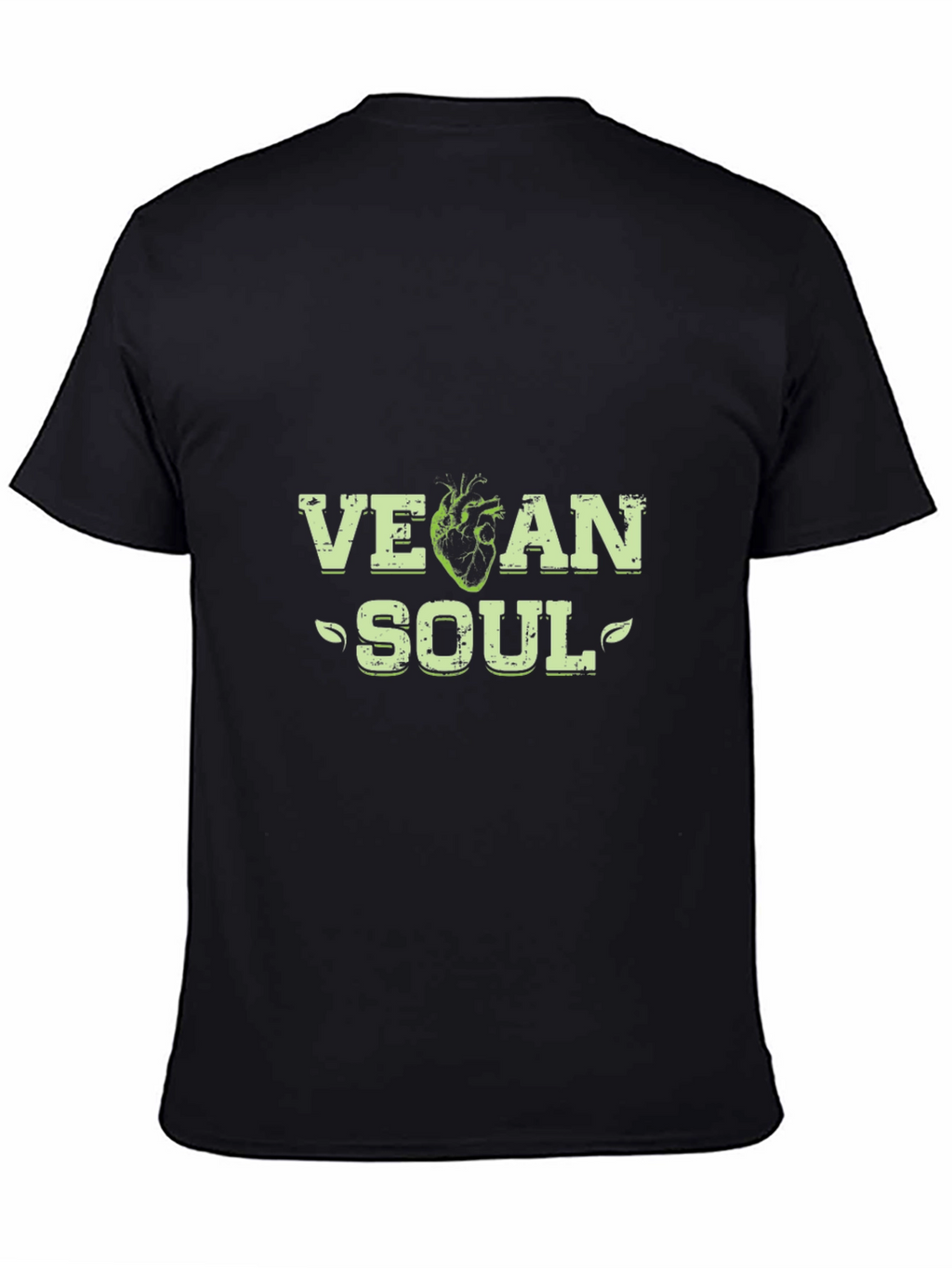 Vegan Soul Graphic Tee - Black