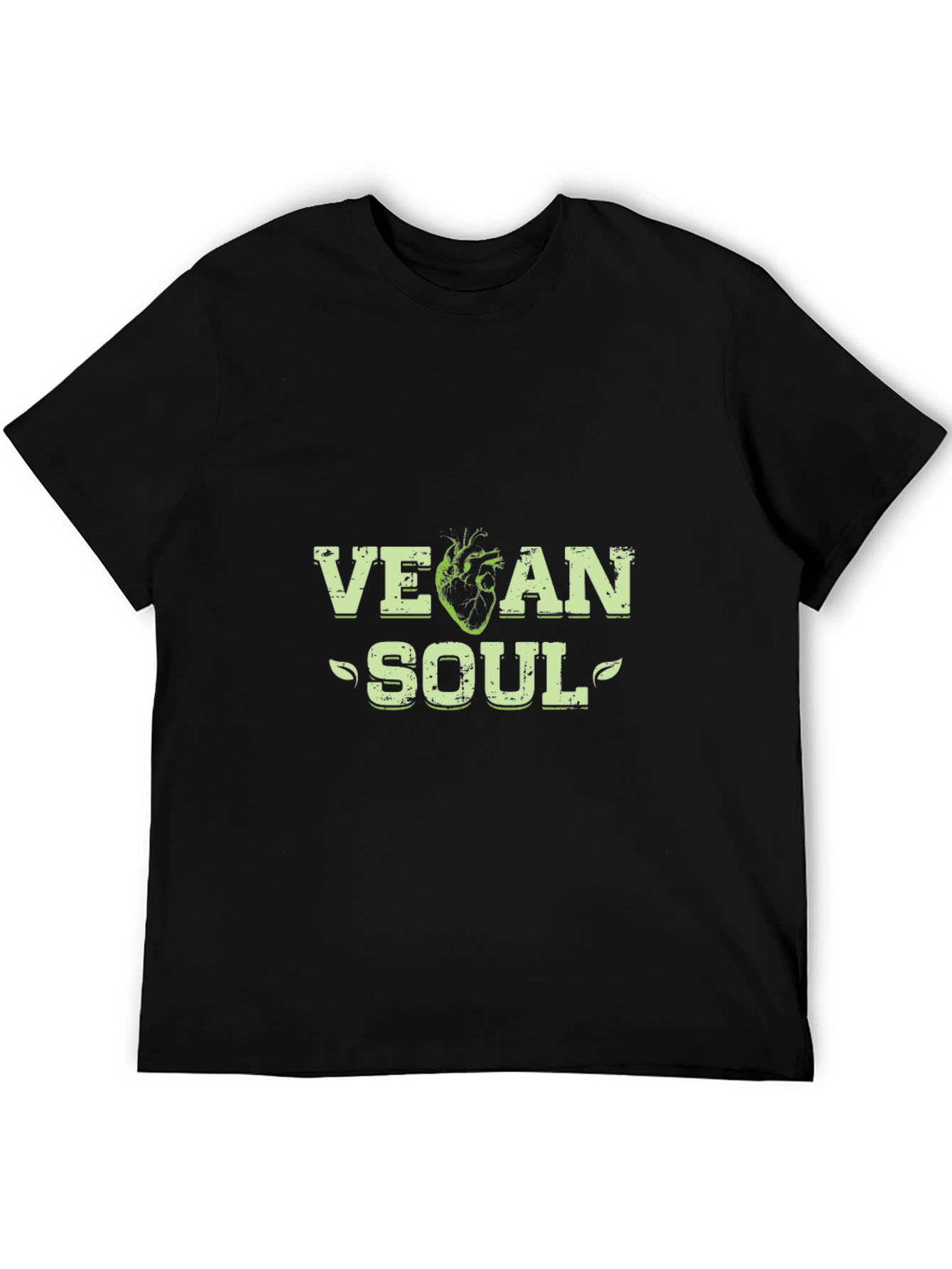 Vegan Soul Graphic Tee - Black