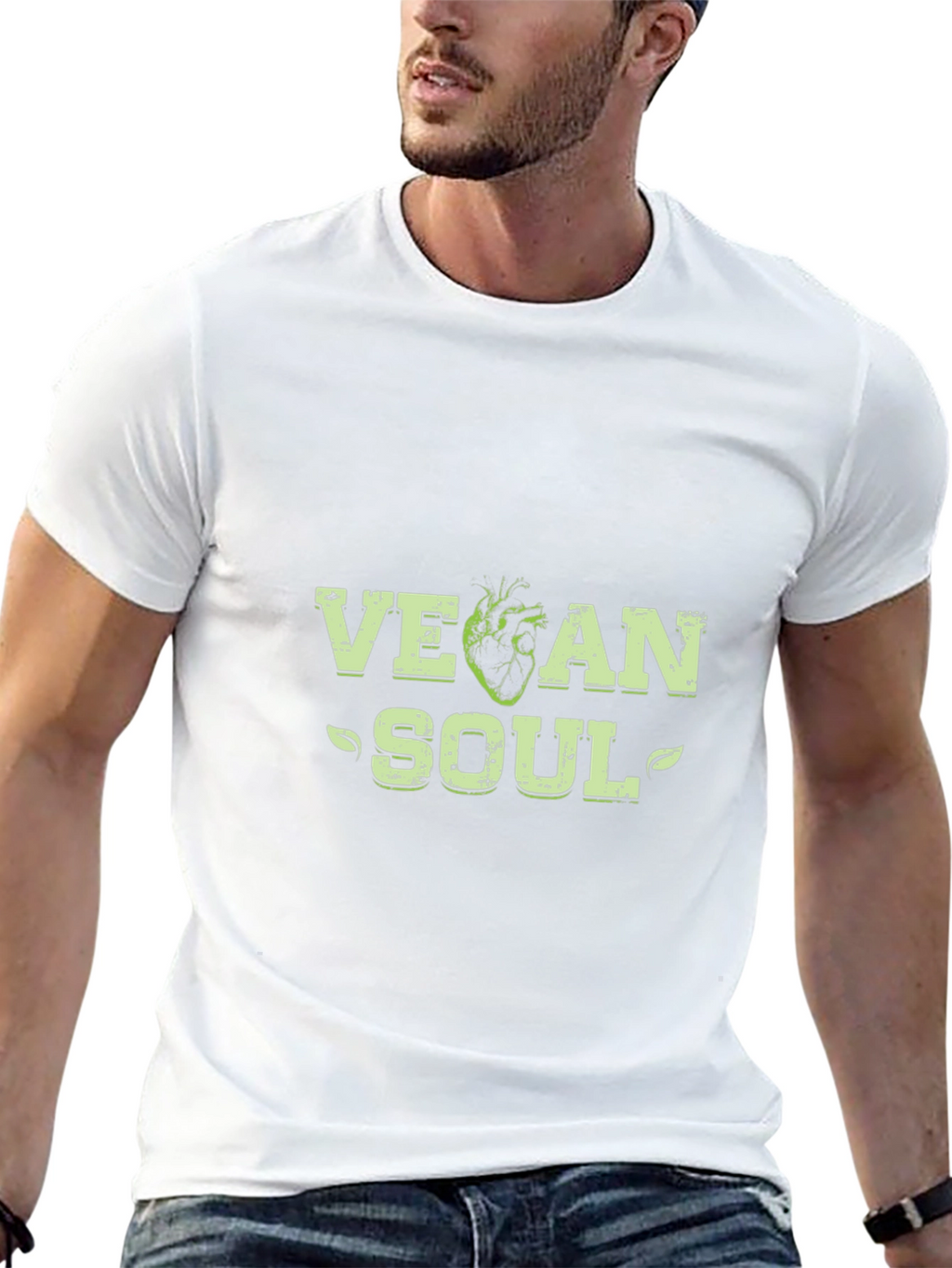 Vegan Soul Graphic Tee - Black