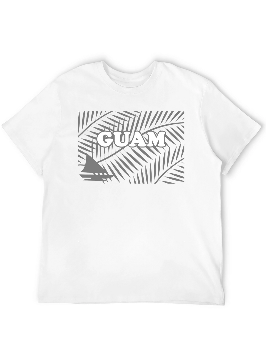 Guam Palm Tree Graphic T-Shirt - Island Vibes