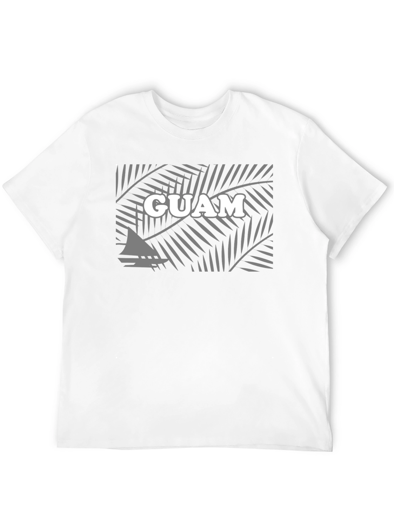Guam Palm Tree Graphic T-Shirt - Island Vibes