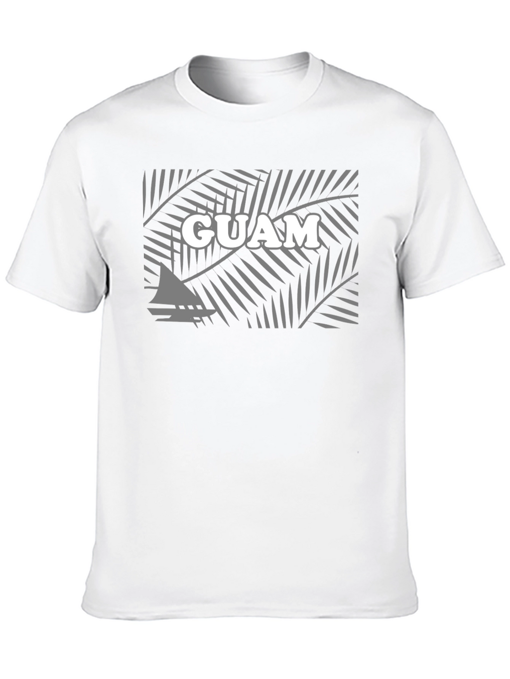 Guam Palm Tree Graphic T-Shirt - Island Vibes