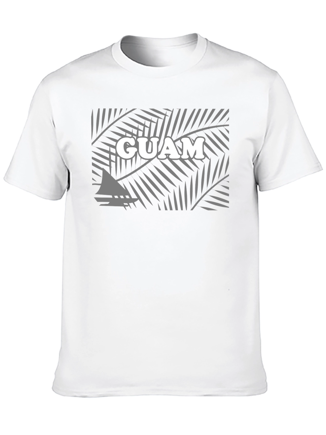 Guam Palm Tree Graphic T-Shirt - Island Vibes
