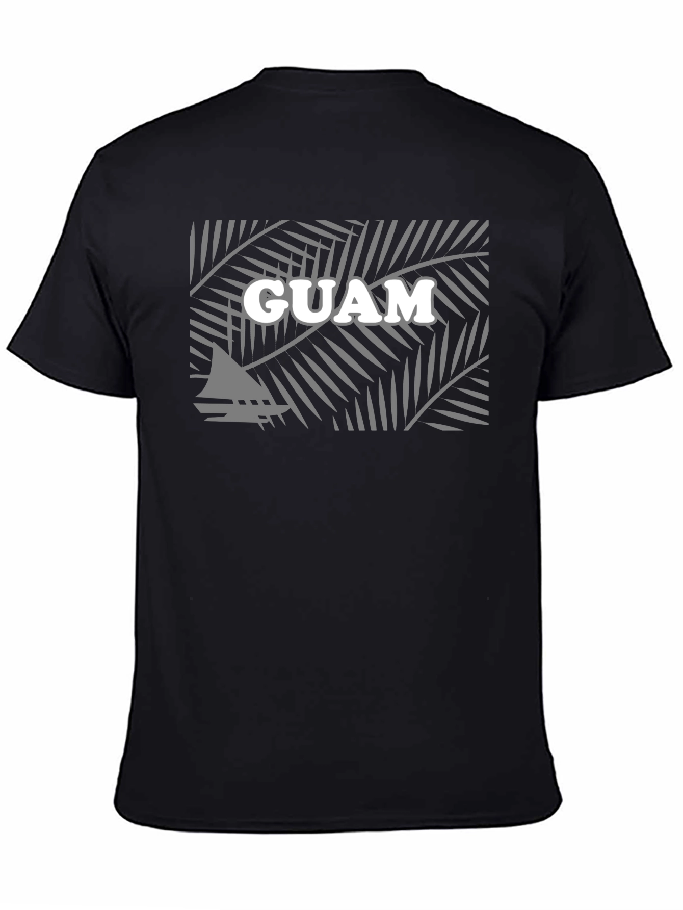 Guam Palm Tree Graphic T-Shirt - Island Vibes