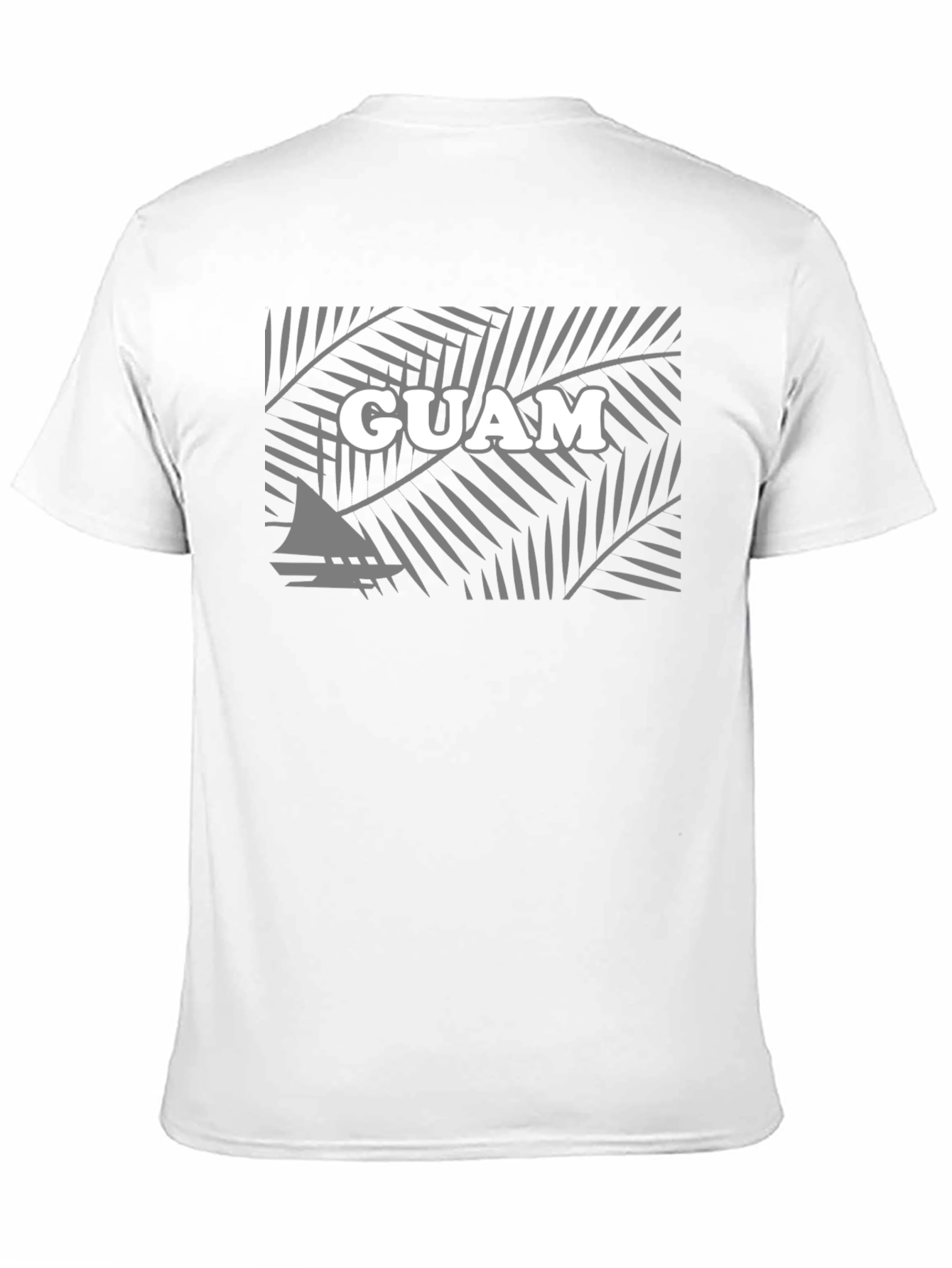 Guam Palm Tree Graphic T-Shirt - Island Vibes