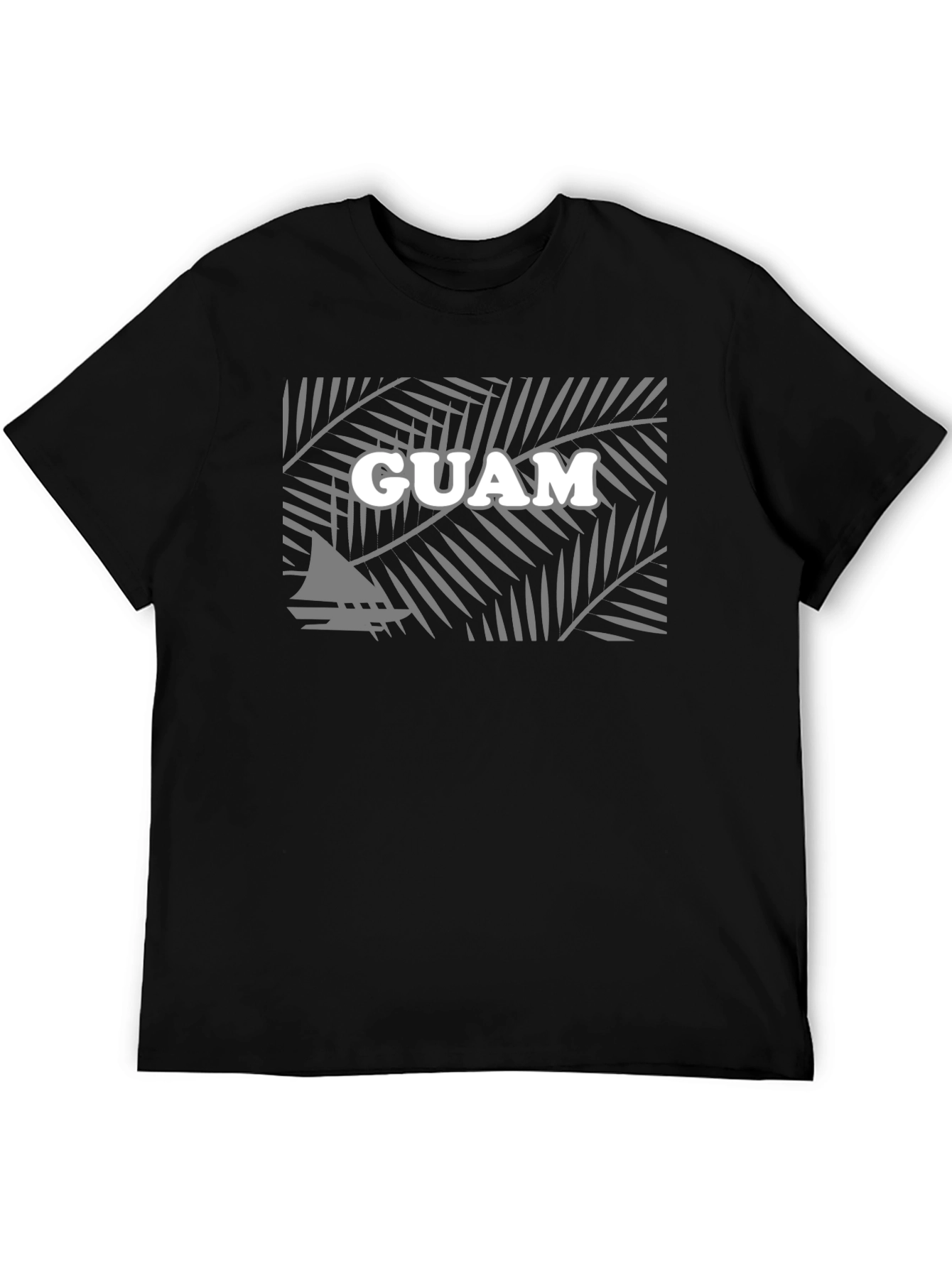 Guam Palm Tree Graphic T-Shirt - Island Vibes