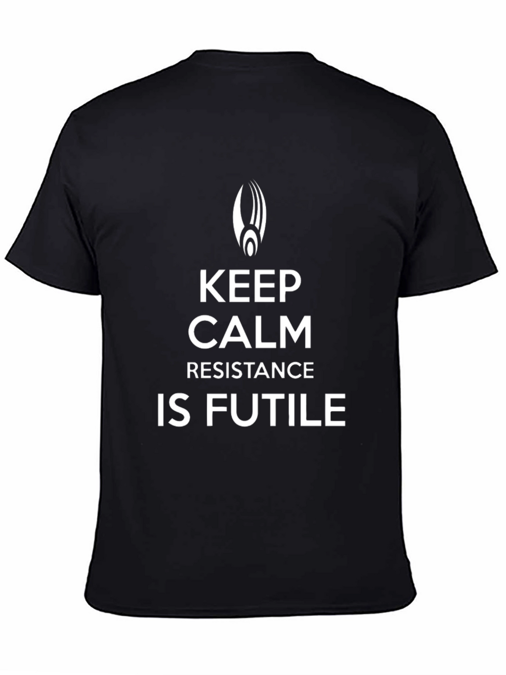 Keep Calm Resistance Is Futile Borg T-Shirt