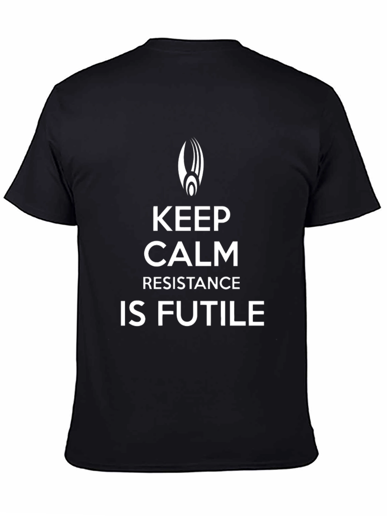 Keep Calm Resistance Is Futile Borg T-Shirt