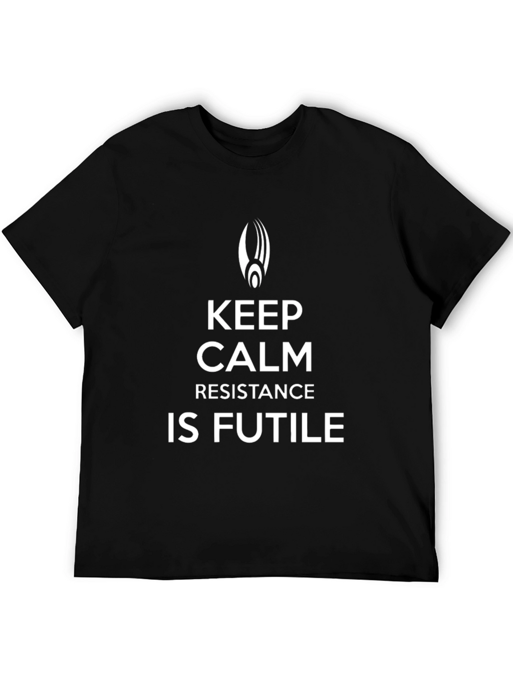 Keep Calm Resistance Is Futile Borg T-Shirt