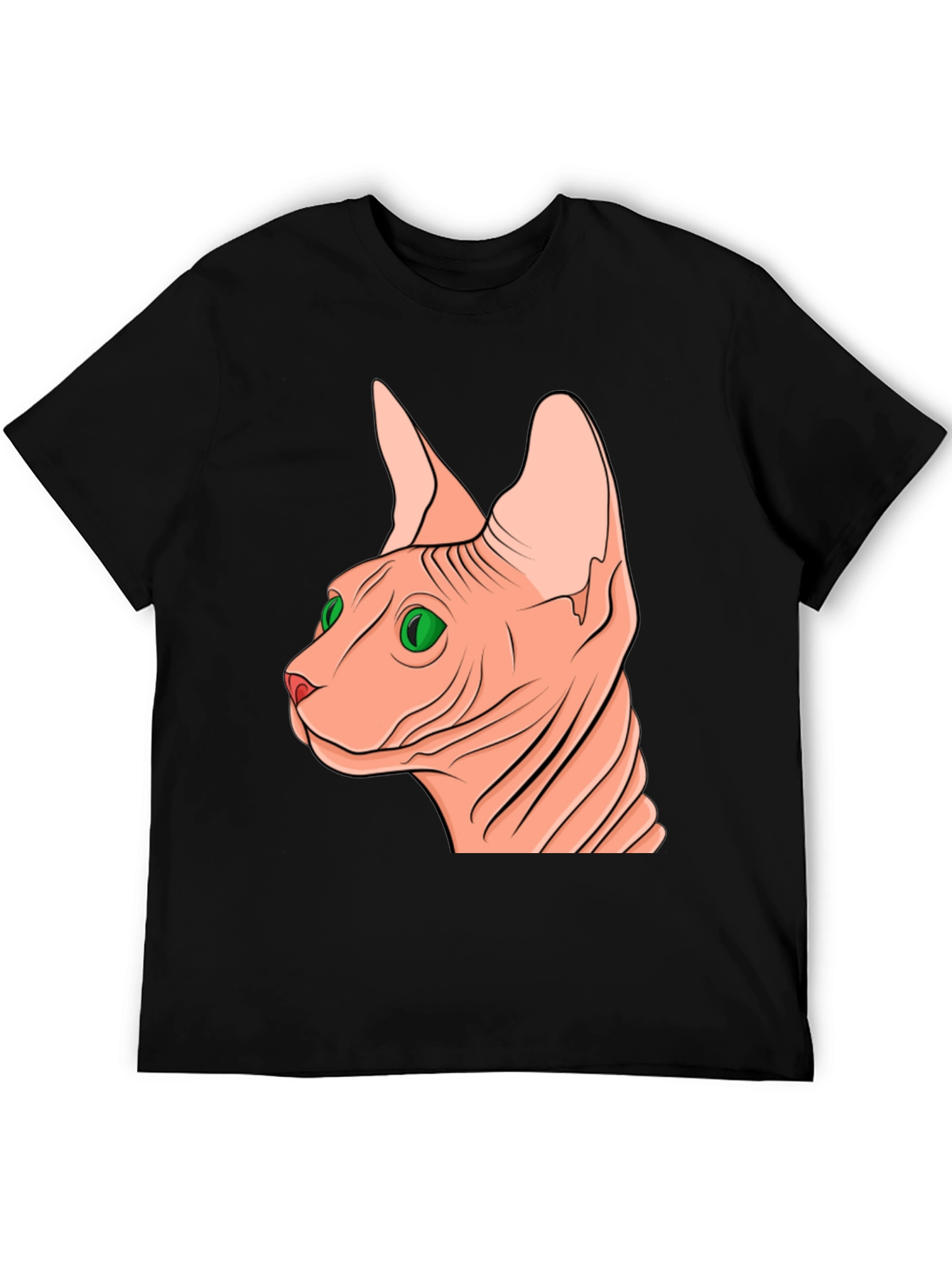 Sphynx Cat Graphic Tee - Unique Design