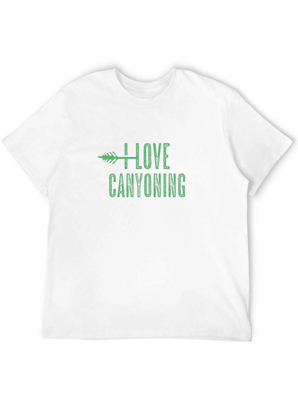 I Love Canyoning Arrow Graphic T-Shirt
