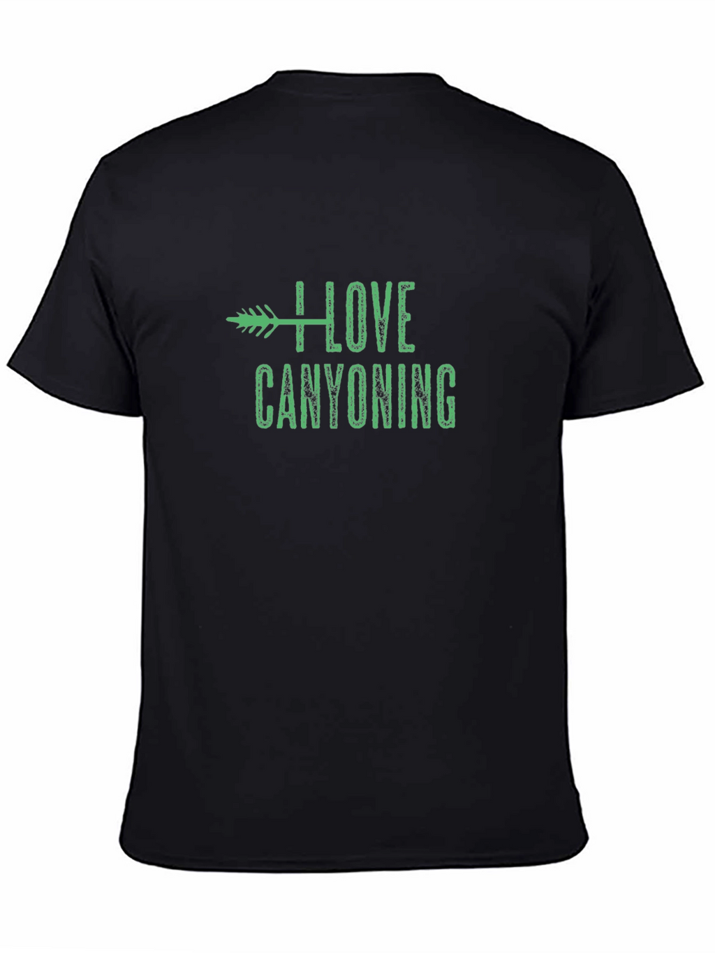 I Love Canyoning Arrow Graphic T-Shirt