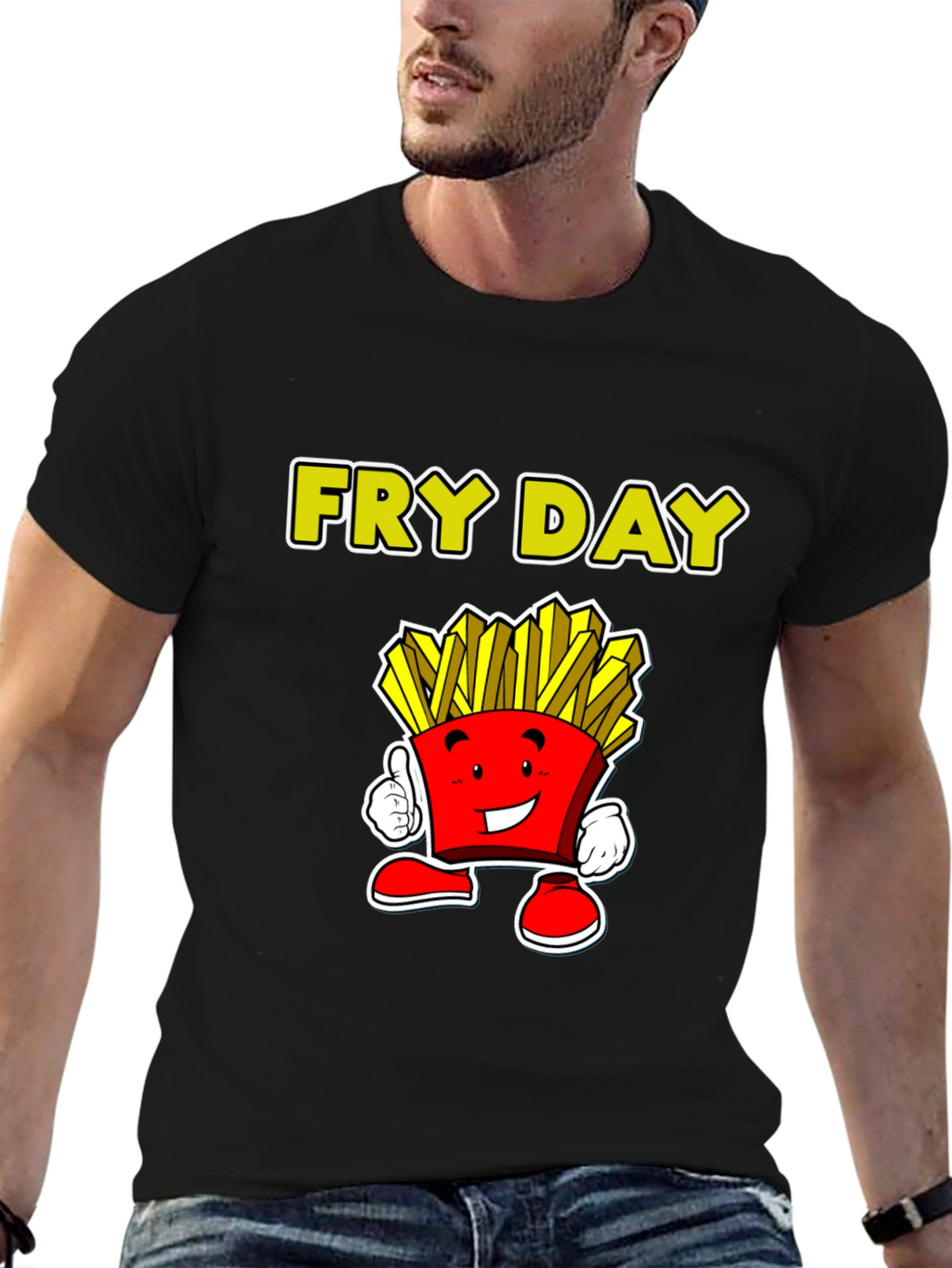 Fry Day Graphic T-Shirt - Casual Friday Fun