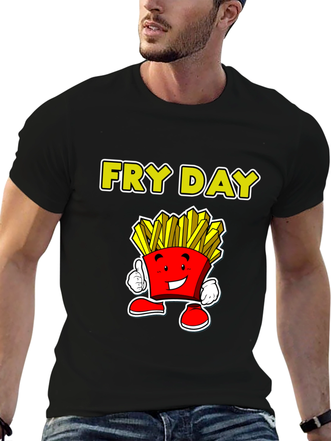 Fry Day Graphic T-Shirt - Casual Friday Fun