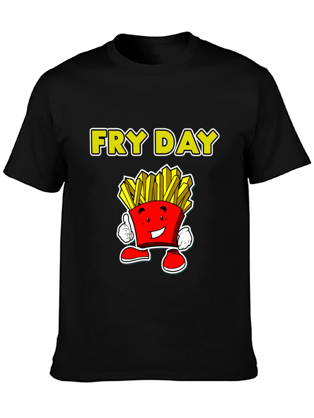 Fry Day Graphic T-Shirt - Casual Friday Fun