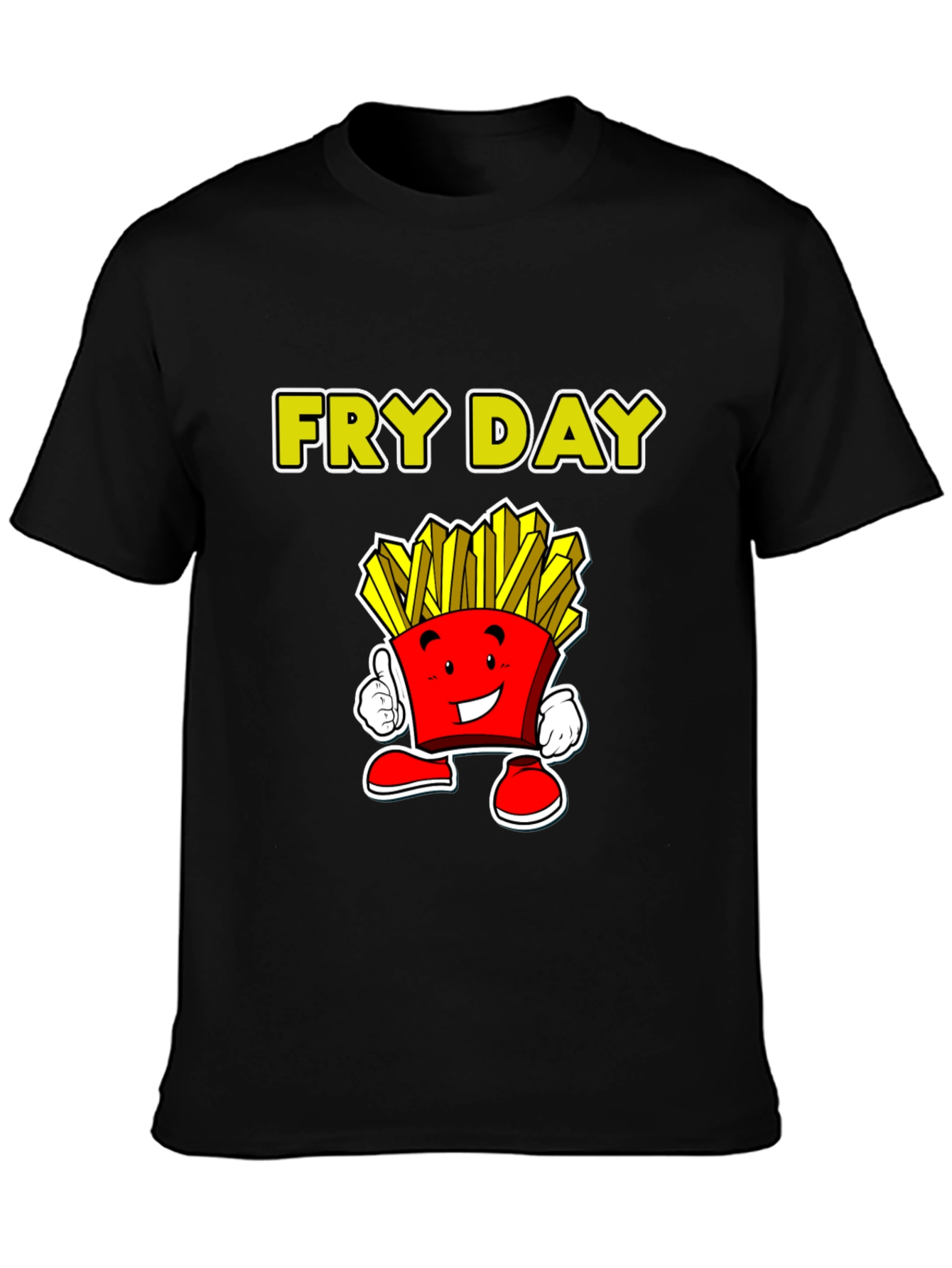 Fry Day Graphic T-Shirt - Casual Friday Fun