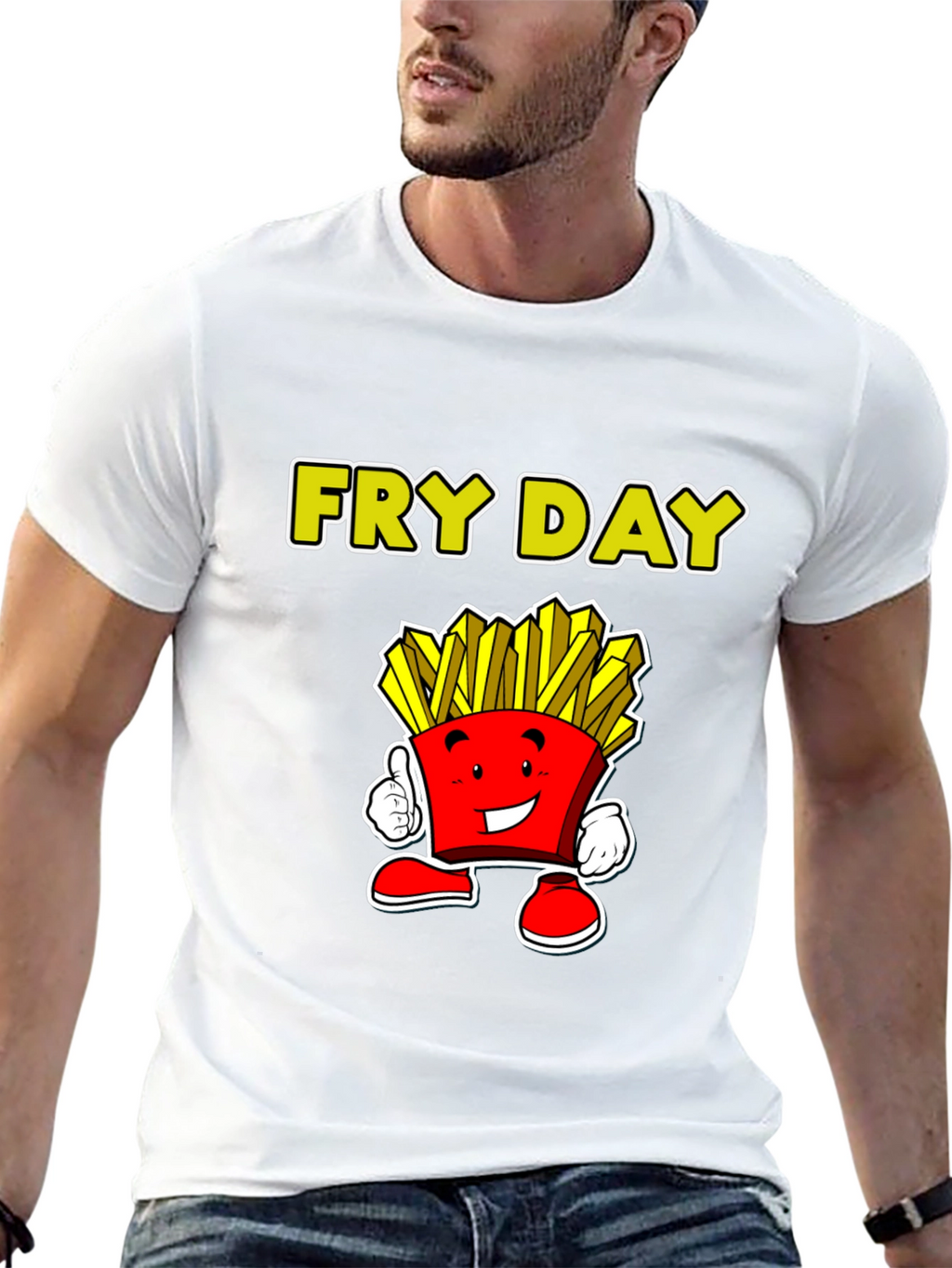 Fry Day Graphic T-Shirt - Casual Friday Fun