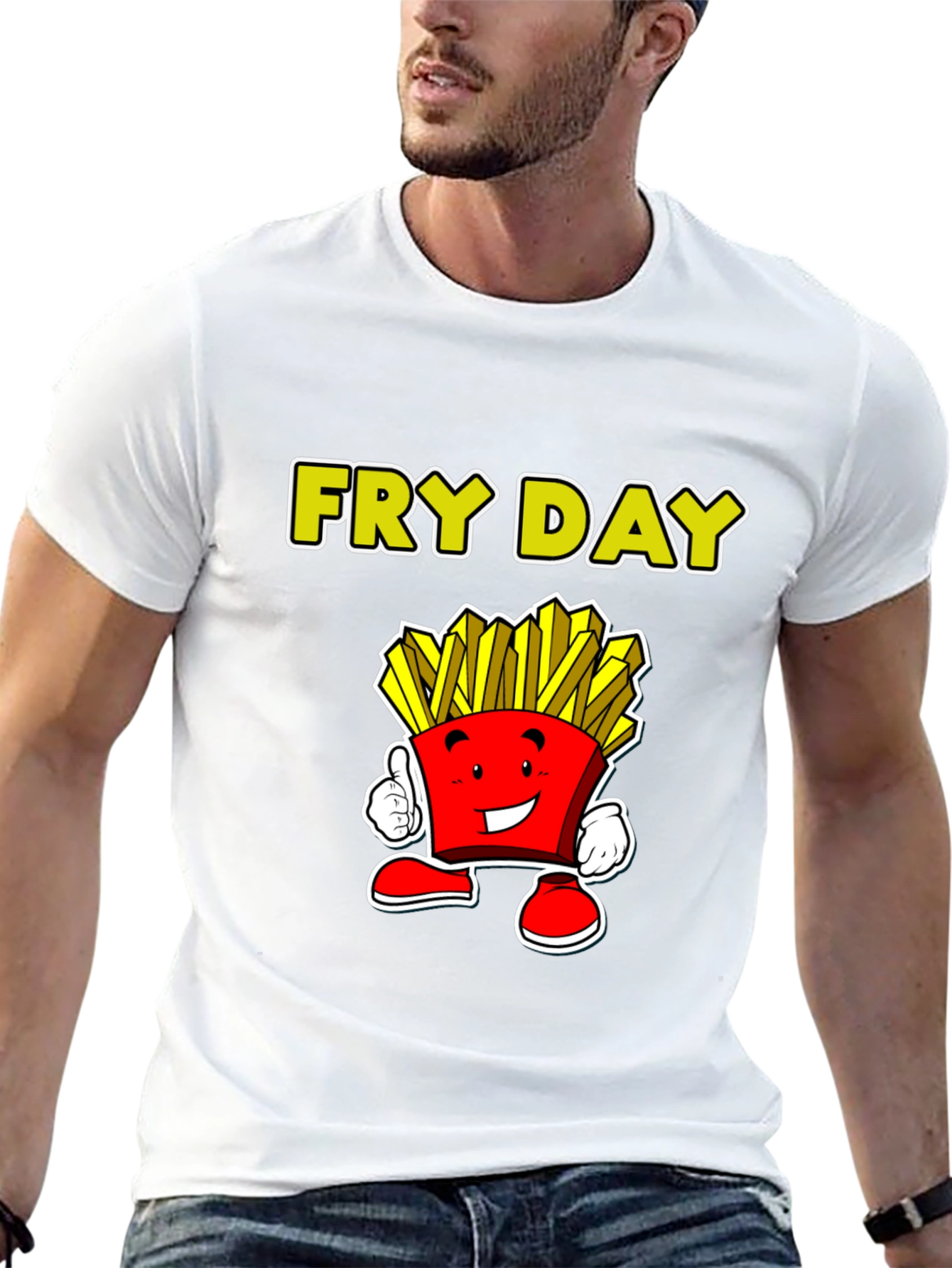 Fry Day Graphic T-Shirt - Casual Friday Fun
