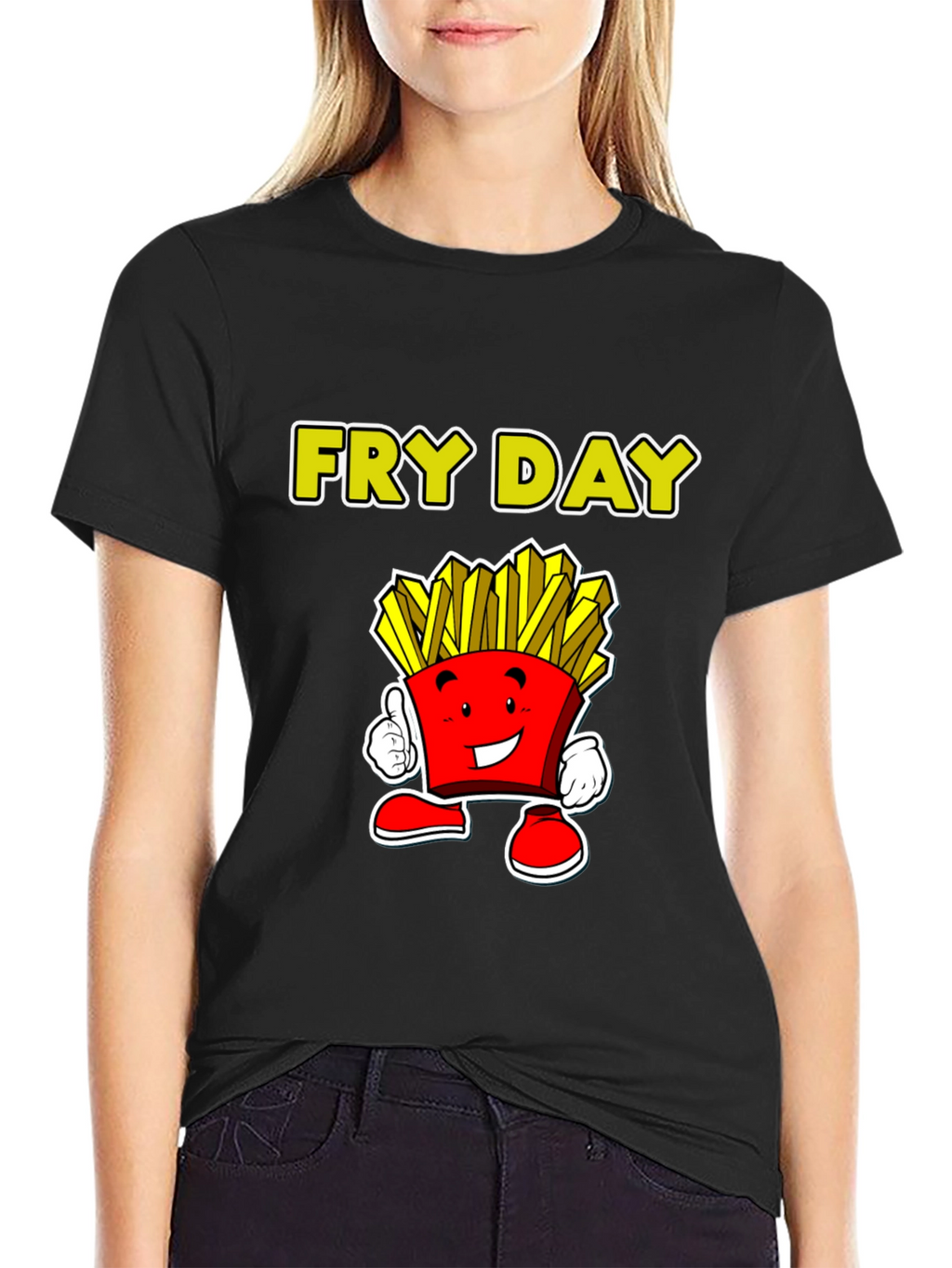 Fry Day Graphic T-Shirt - Casual Friday Fun