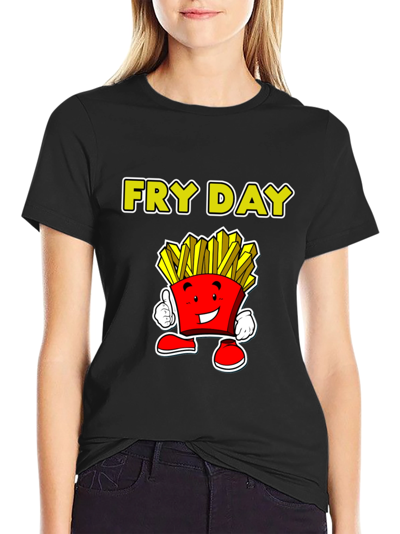 Fry Day Graphic T-Shirt - Casual Friday Fun
