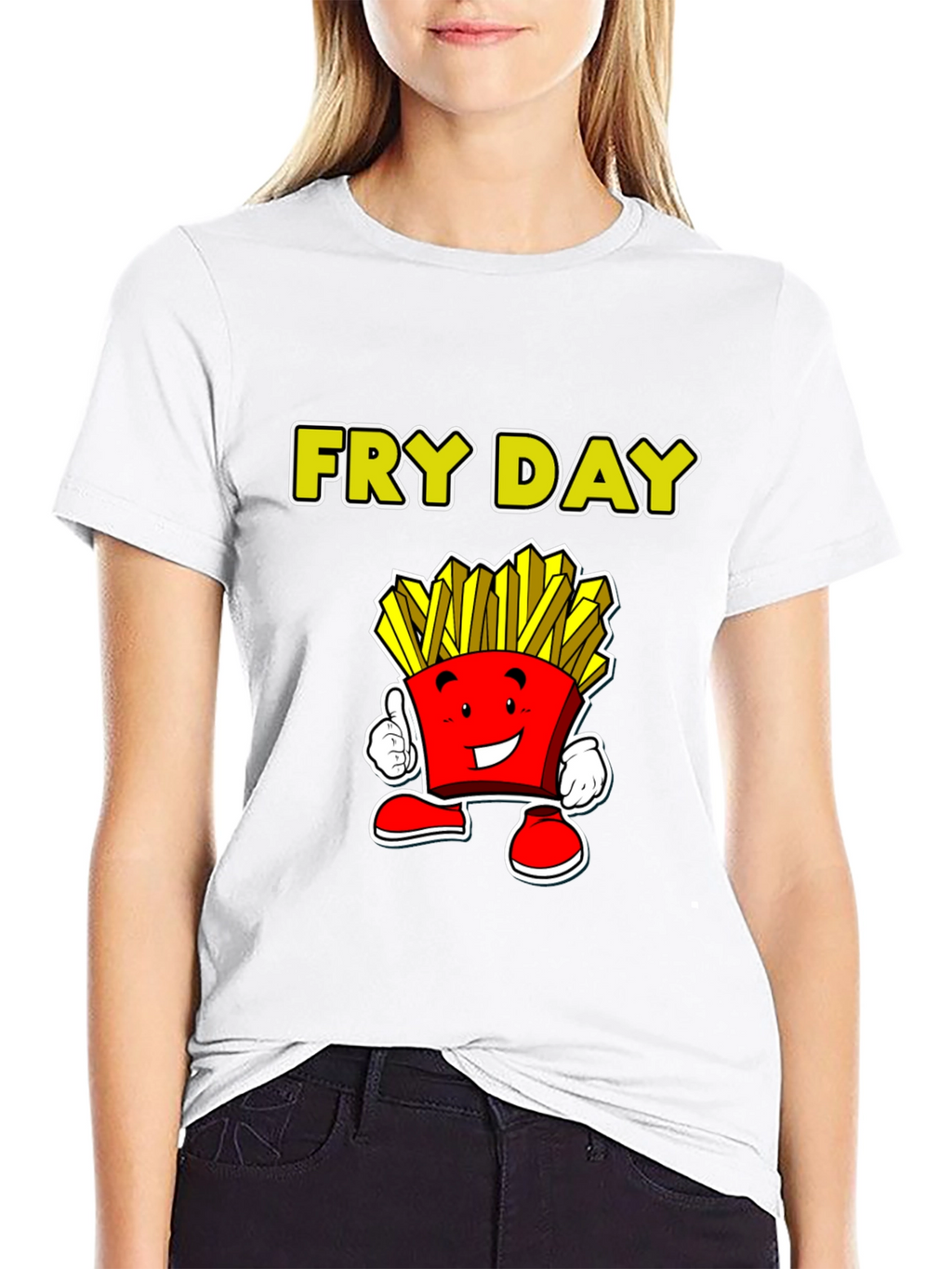 Fry Day Graphic T-Shirt - Casual Friday Fun