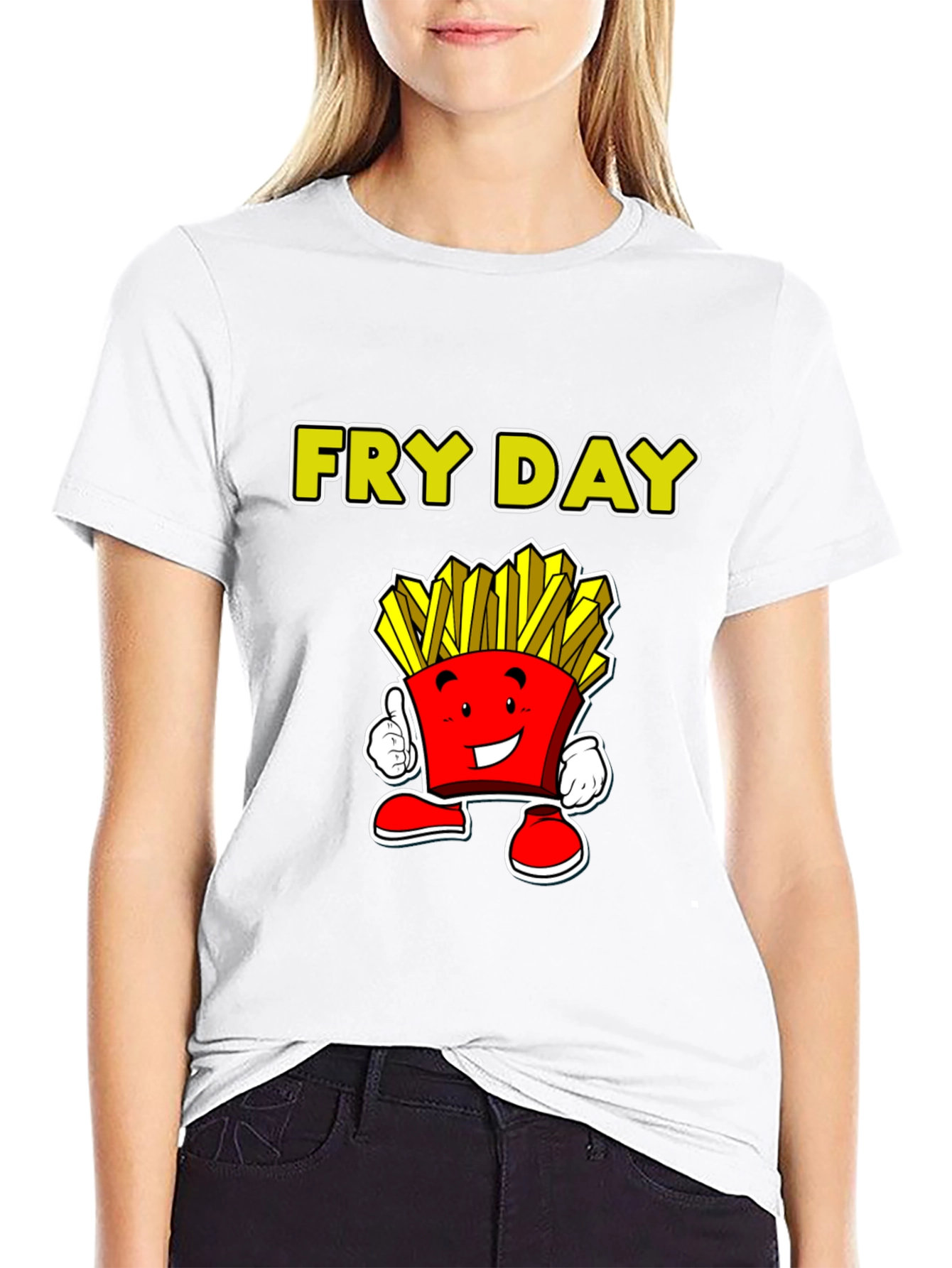 Fry Day Graphic T-Shirt - Casual Friday Fun