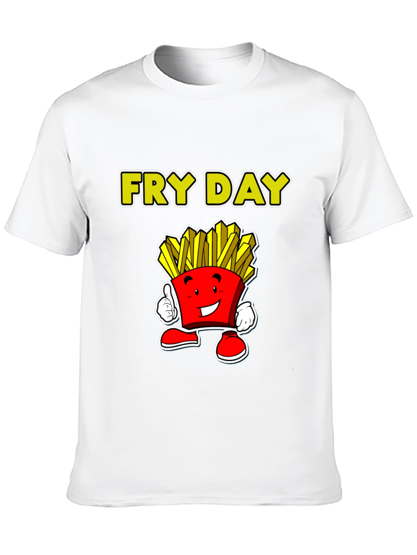 Fry Day Graphic T-Shirt - Casual Friday Fun