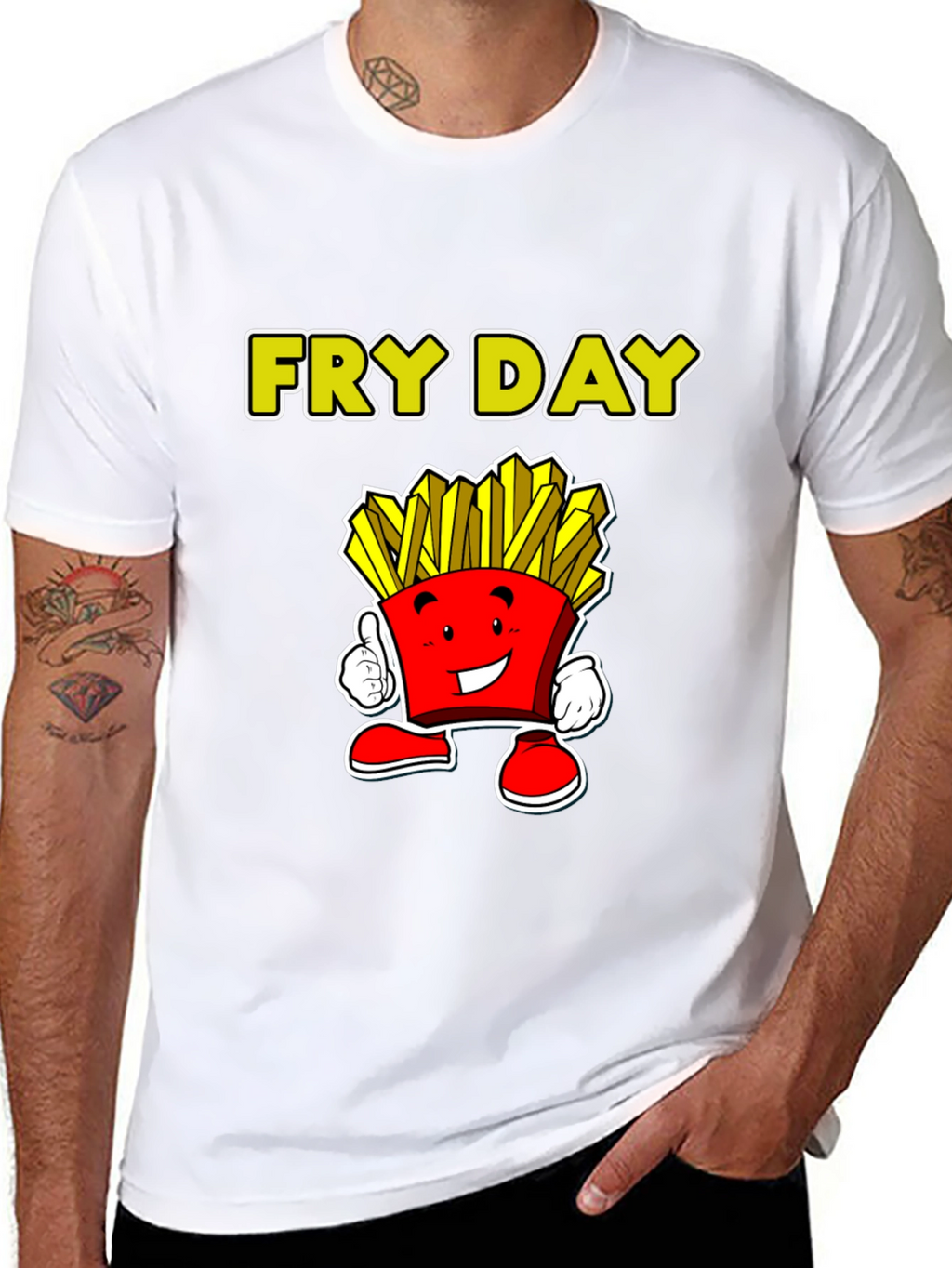 Fry Day Graphic T-Shirt - Casual Friday Fun