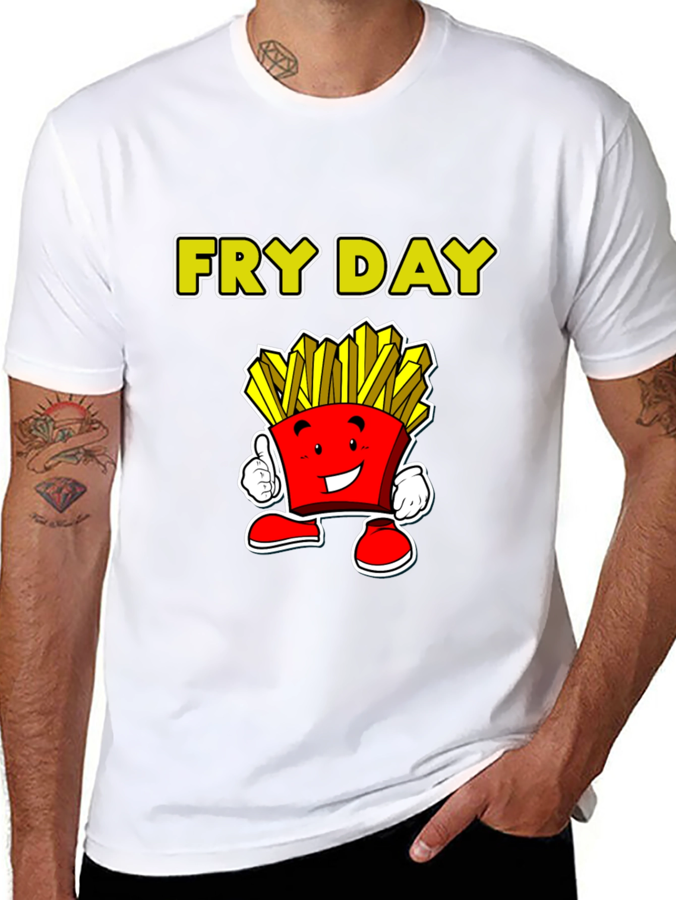 Fry Day Graphic T-Shirt - Casual Friday Fun