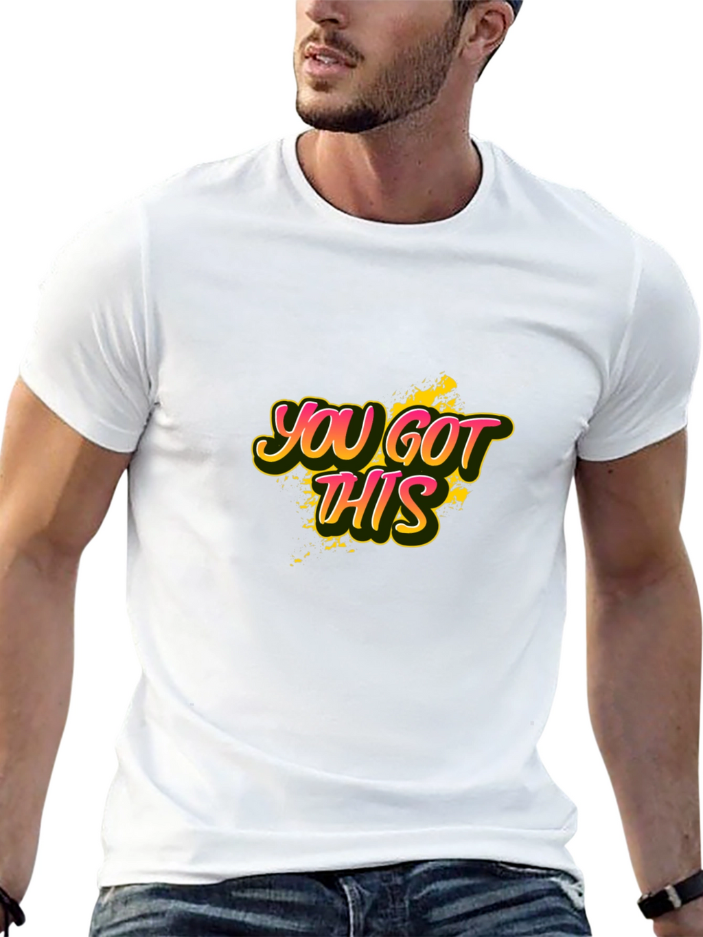 You Got This Graphic Tee - Motivational Black T-Shirt
