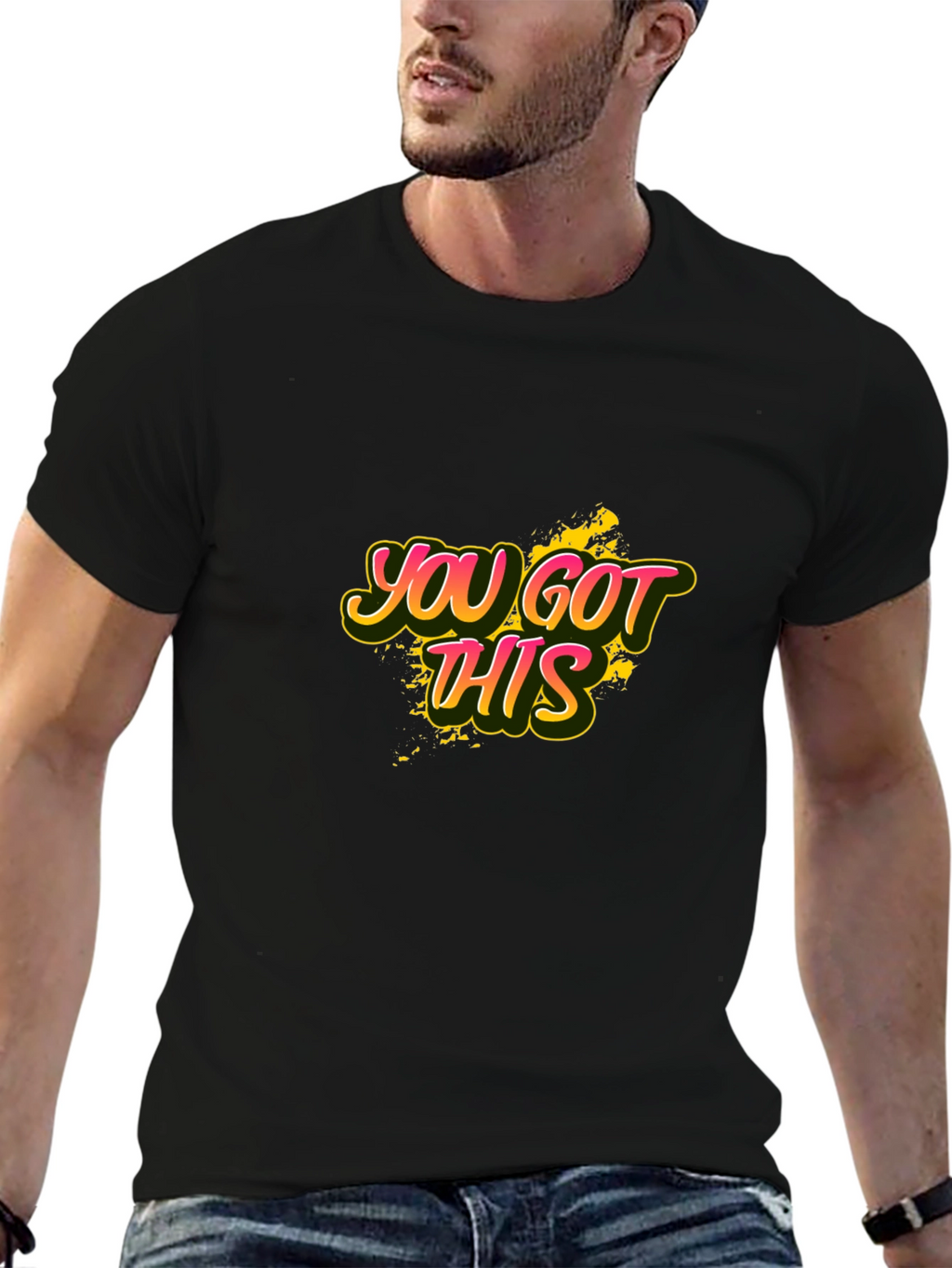 You Got This Graphic Tee - Motivational Black T-Shirt