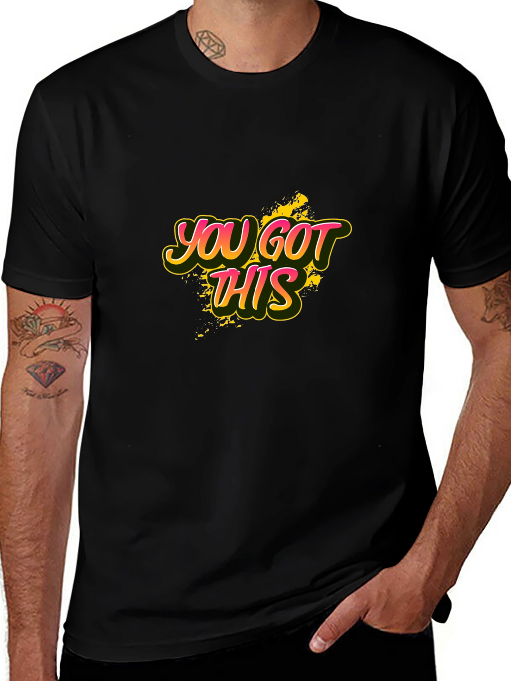 You Got This Graphic Tee - Motivational Black T-Shirt