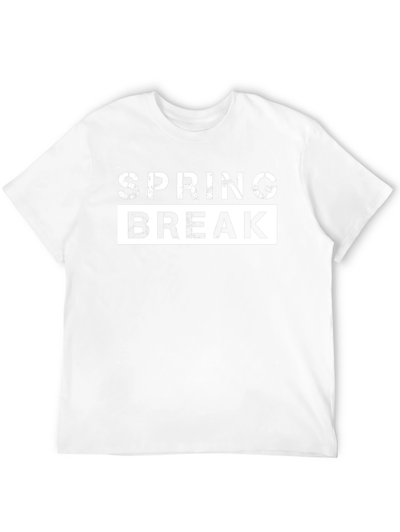 Spring Break Black Graphic Tee Shirt