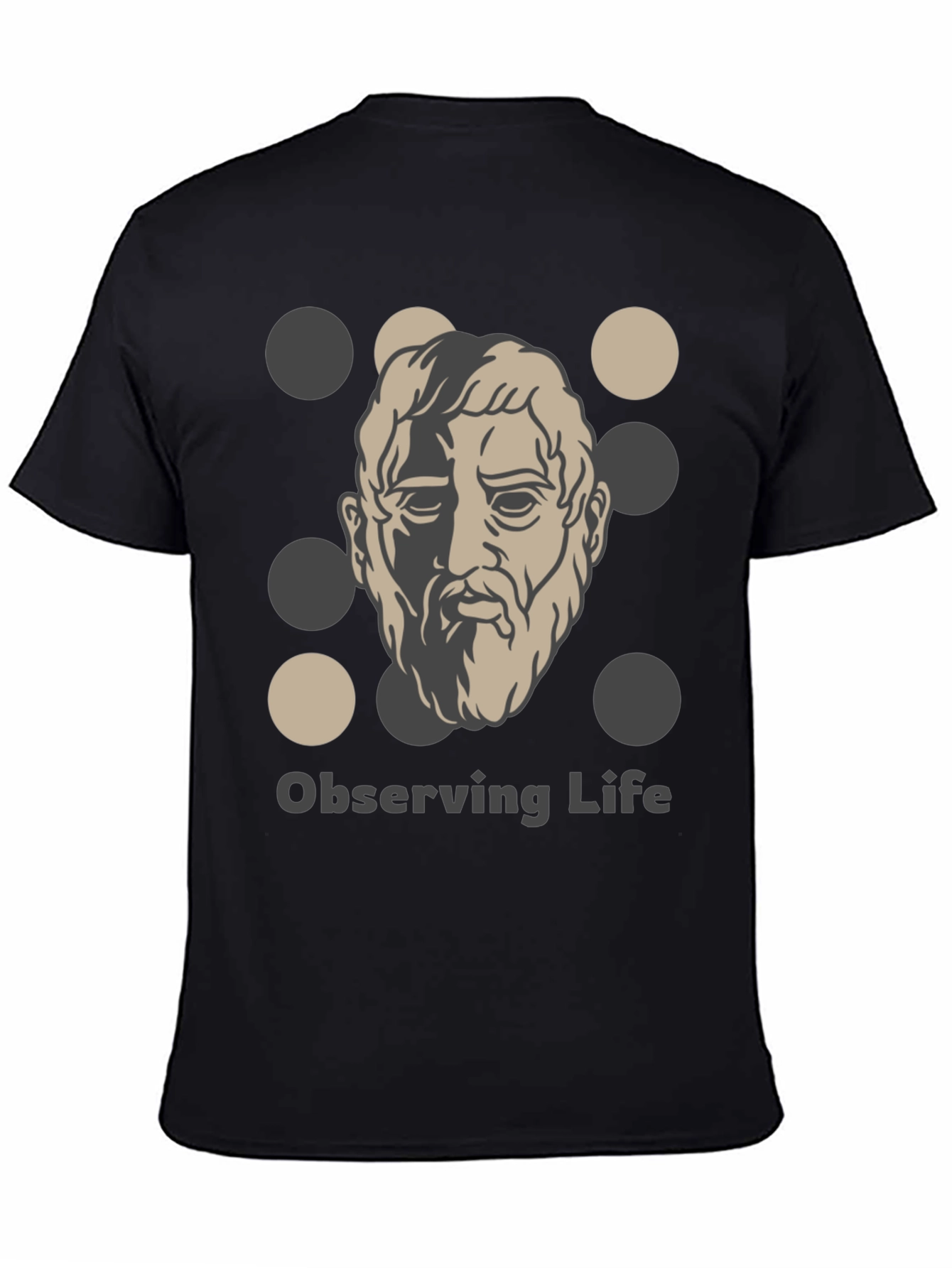 Observing Life T-Shirt - Classic Philosophy Design