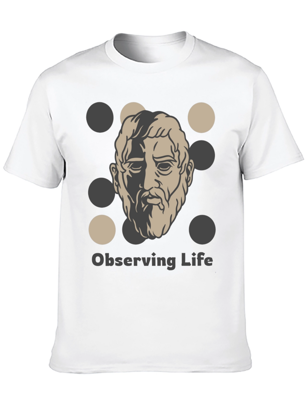 Observing Life T-Shirt - Classic Philosophy Design