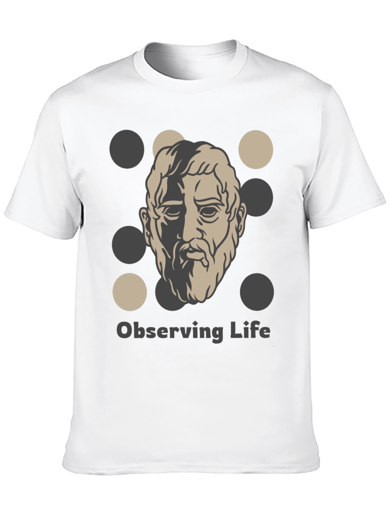 Observing Life T-Shirt - Classic Philosophy Design