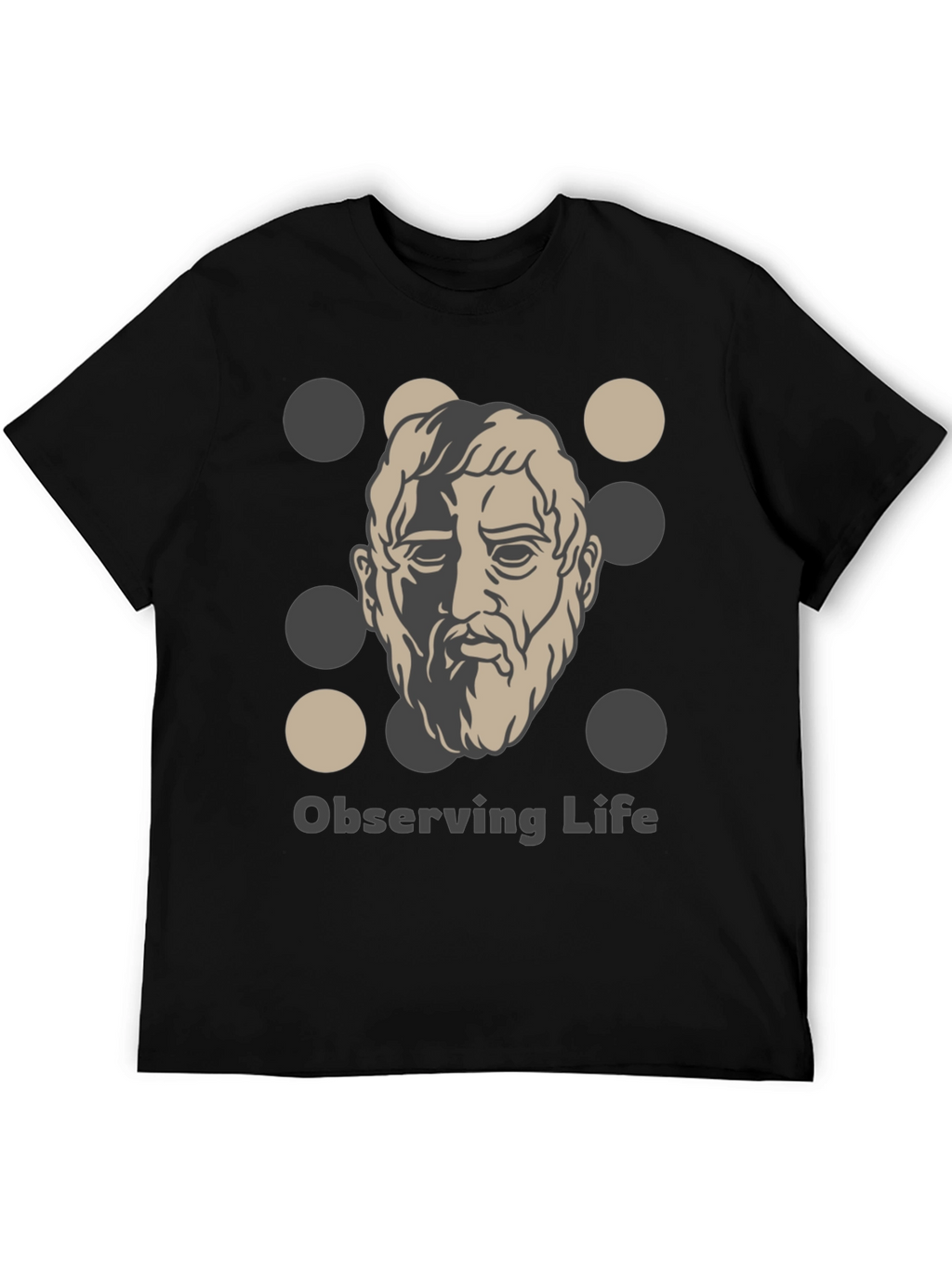 Observing Life T-Shirt - Classic Philosophy Design