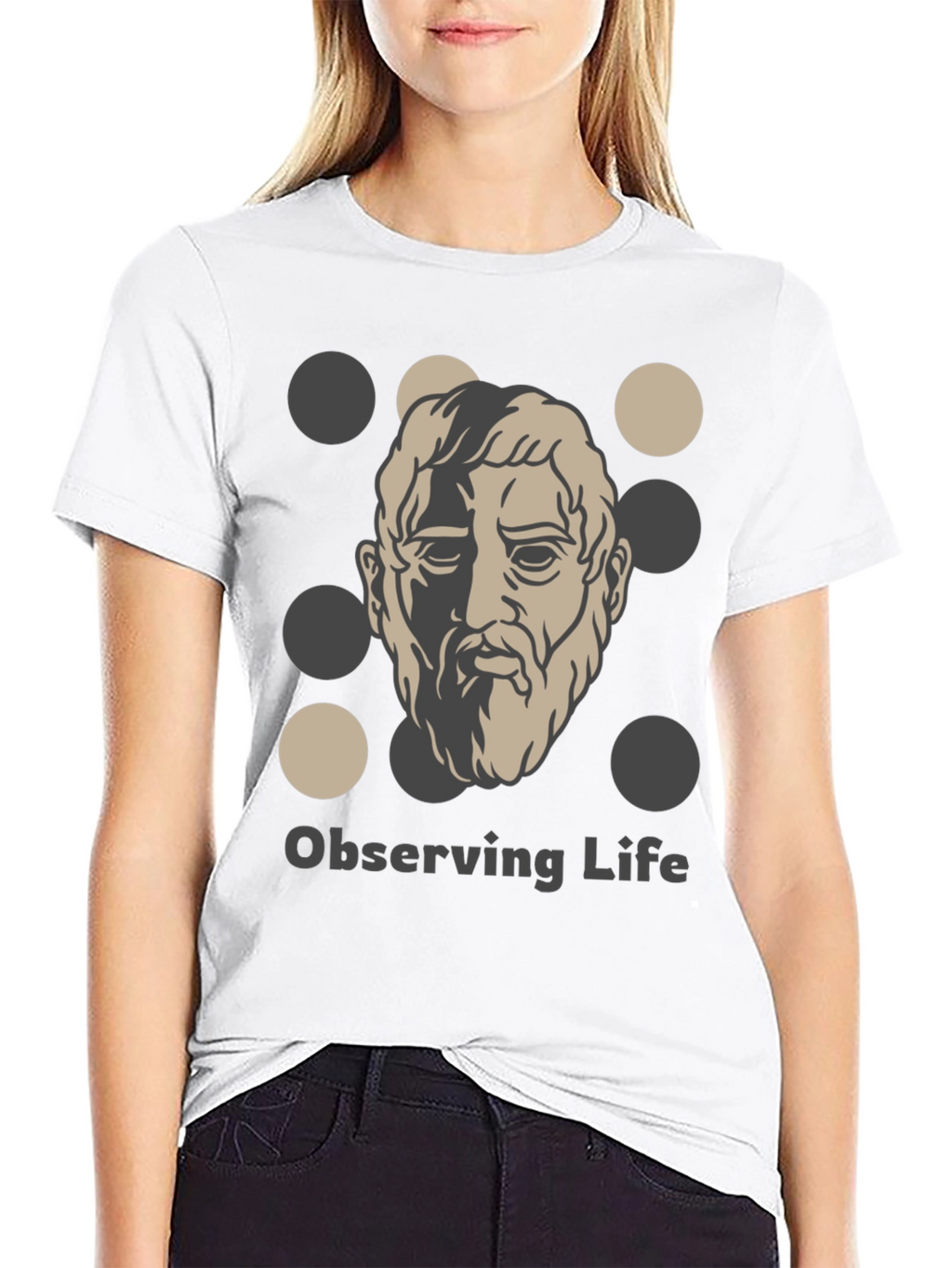 Observing Life T-Shirt - Classic Philosophy Design