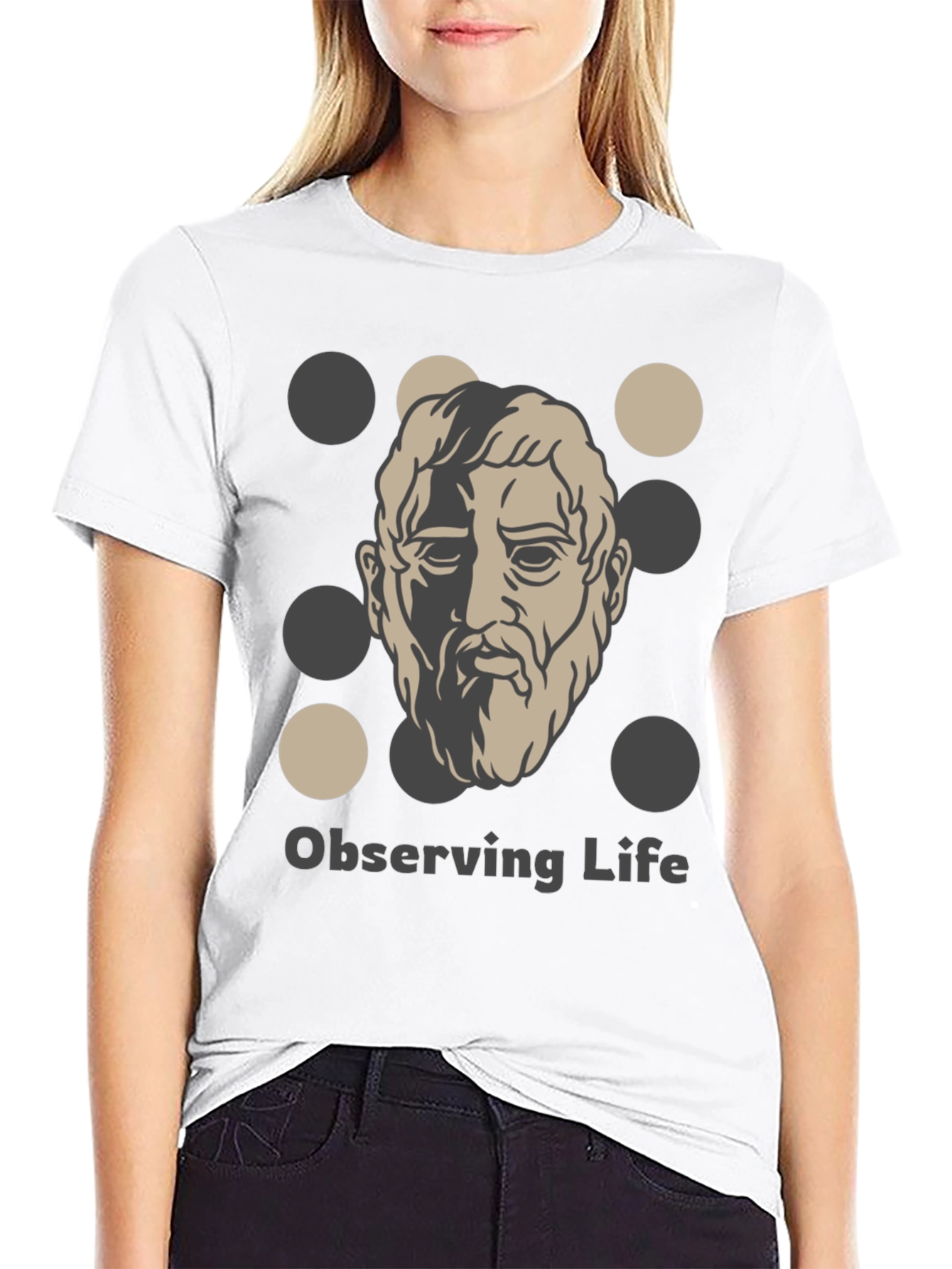 Observing Life T-Shirt - Classic Philosophy Design
