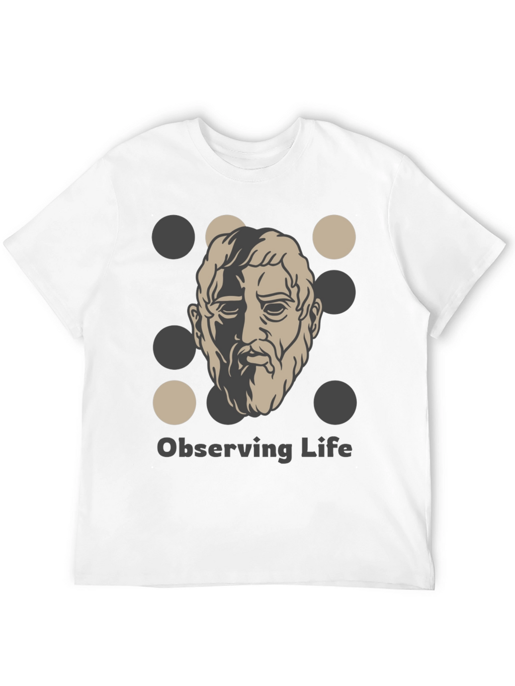 Observing Life T-Shirt - Classic Philosophy Design